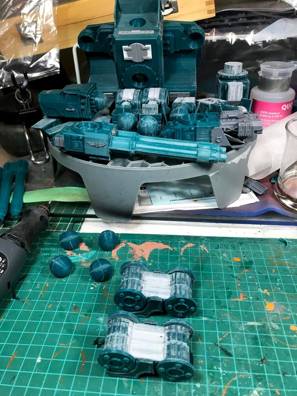 3d, Proxy, Titan, Wardog, Warhammer 40,000, Warhound