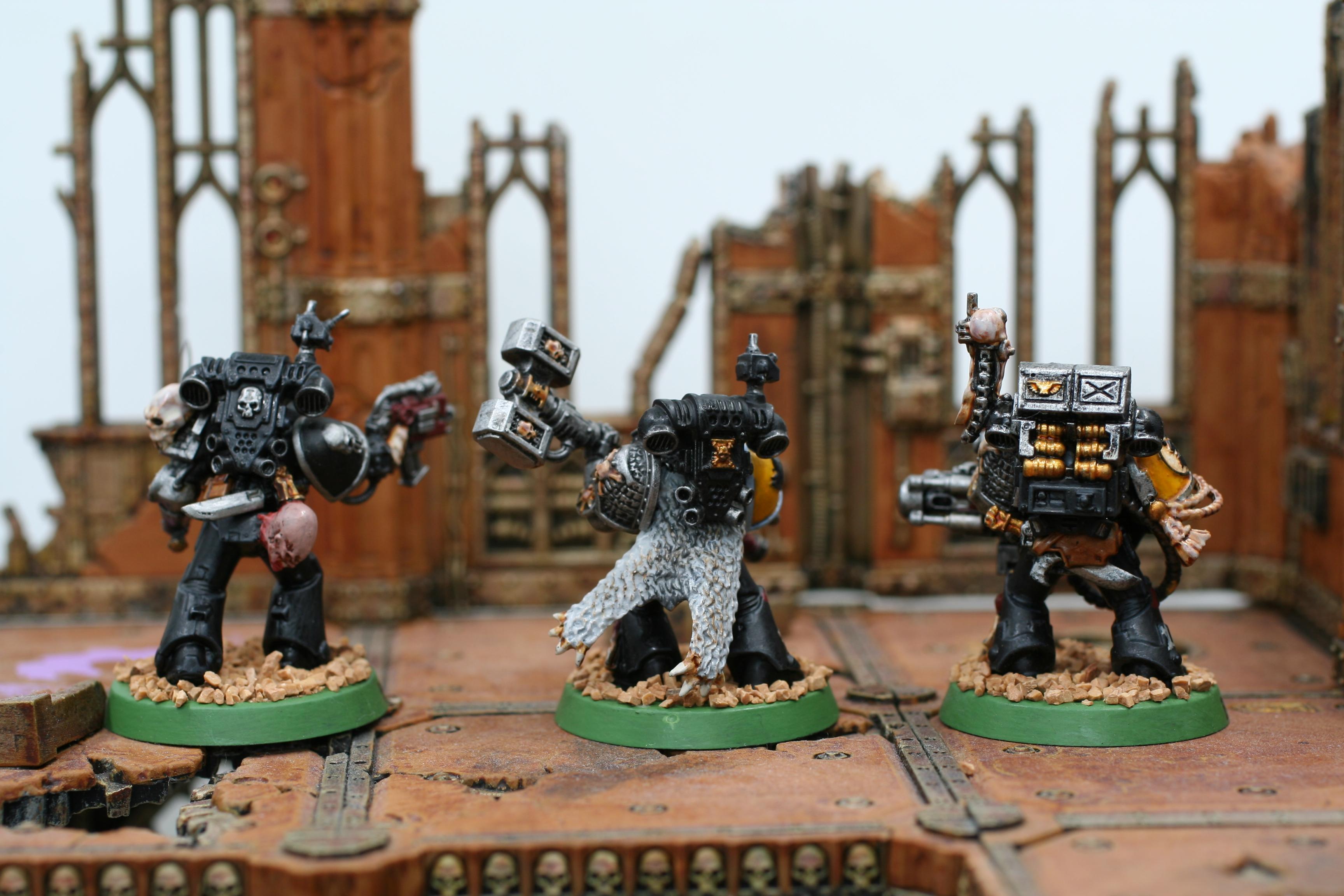 Deathwatch marines, back