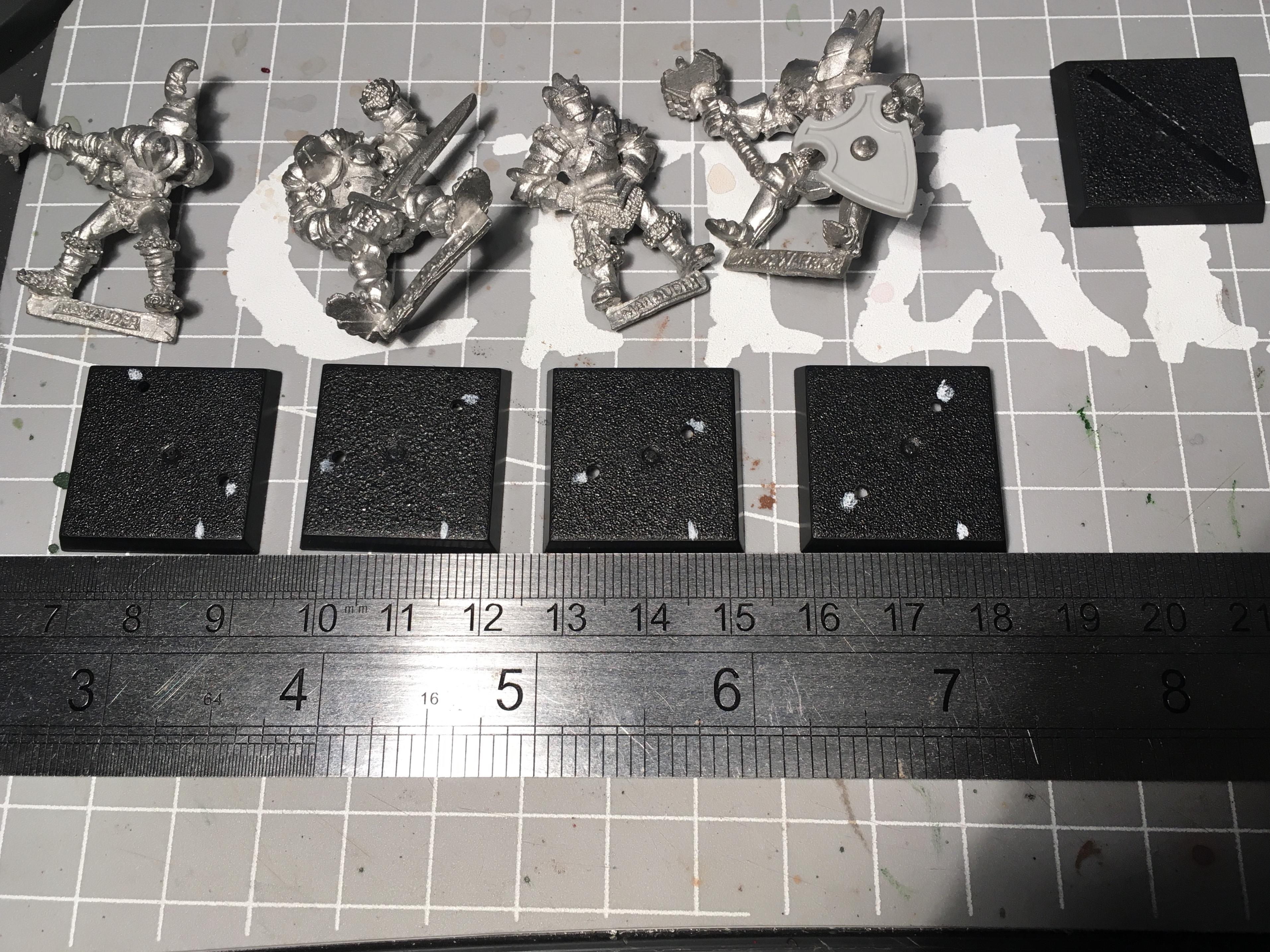 Base, Chaos, Chaos Marauder, Chaos Warrior, Square, Work In Progress
