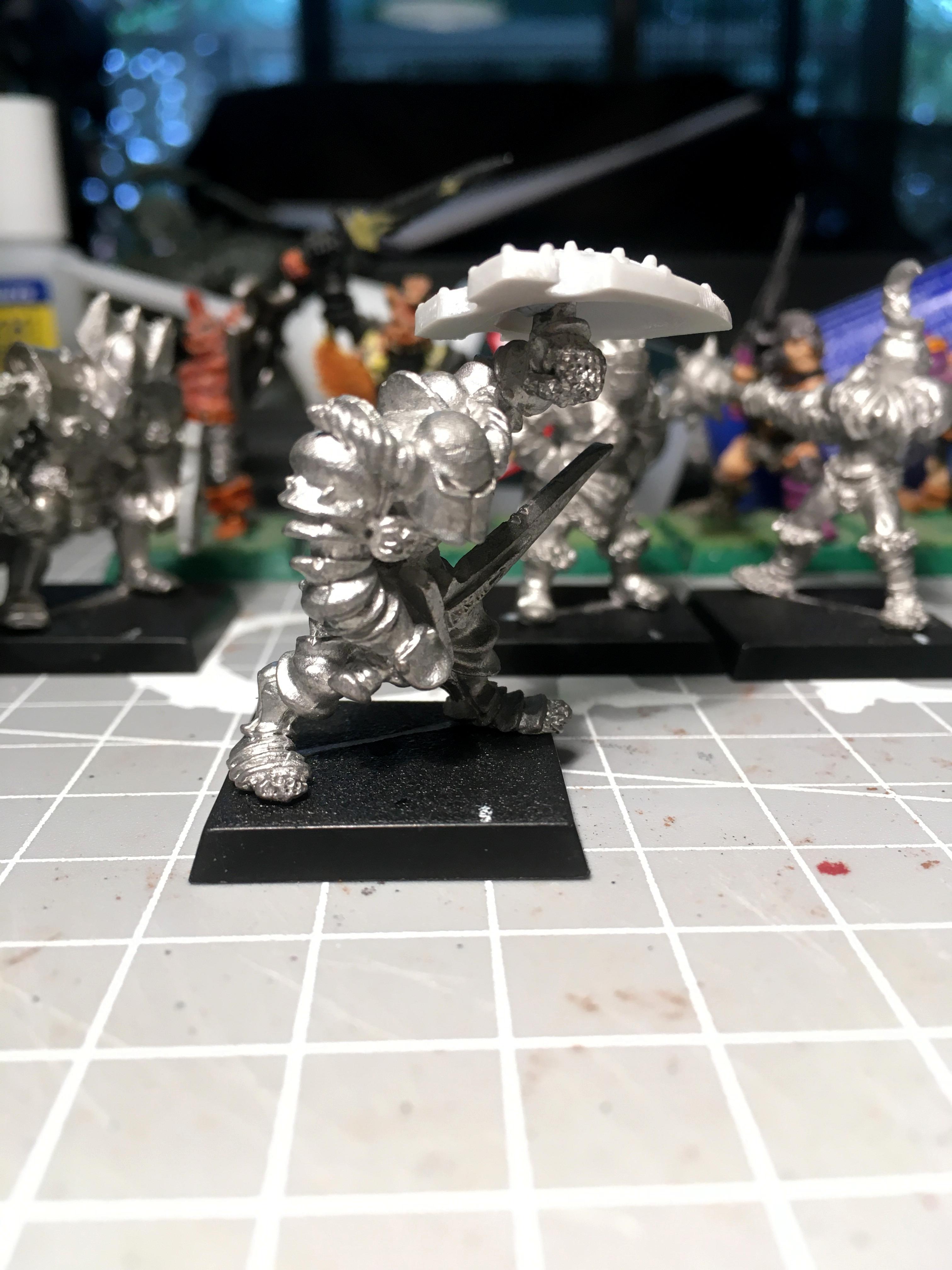 Chaos, Chaos Warrior, Gladstone The Large, Work In Progress