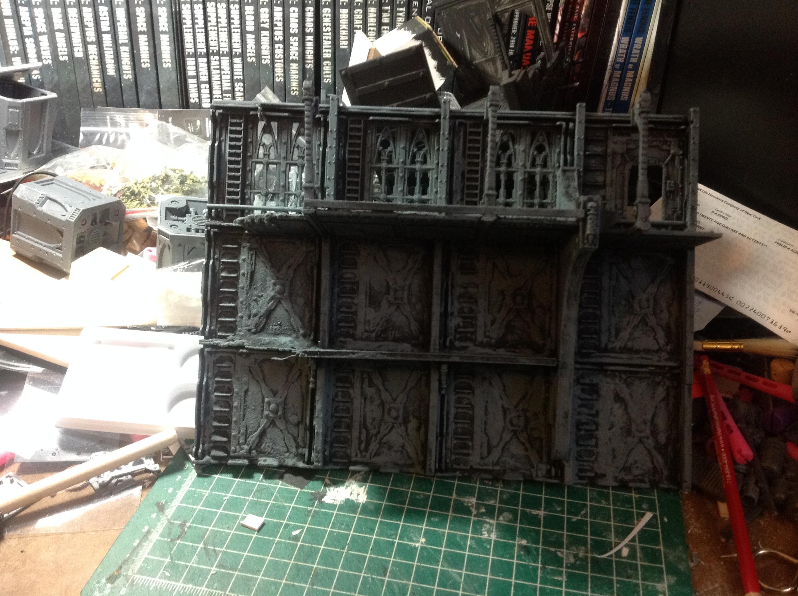 Necromunda, Pip, Spacehulk, Terrain, Waaazag, Warhammer 40,000, Work In Progress