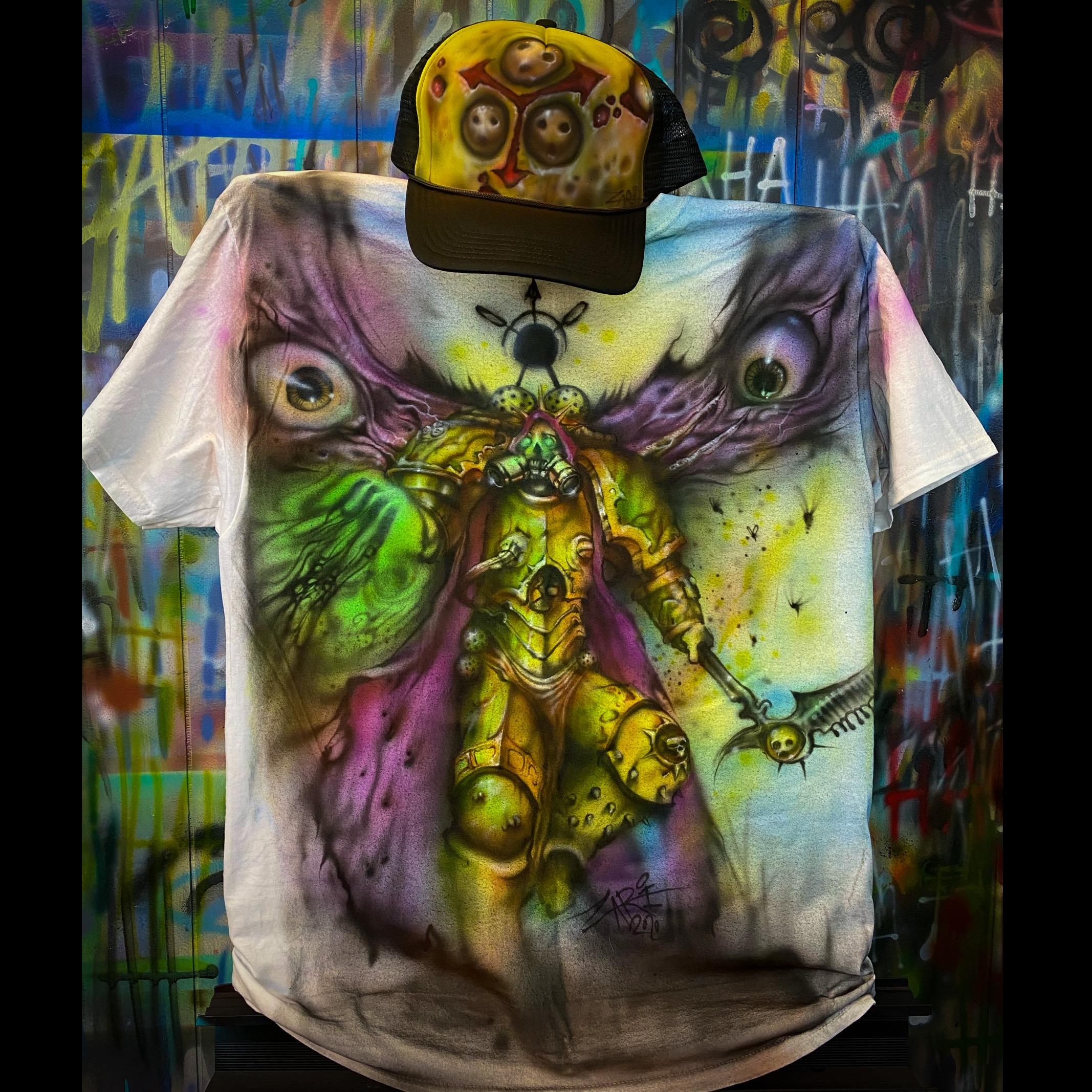 Airbrushed, Death Guard, Mortarion, Nurgle, Warhammer 40,000