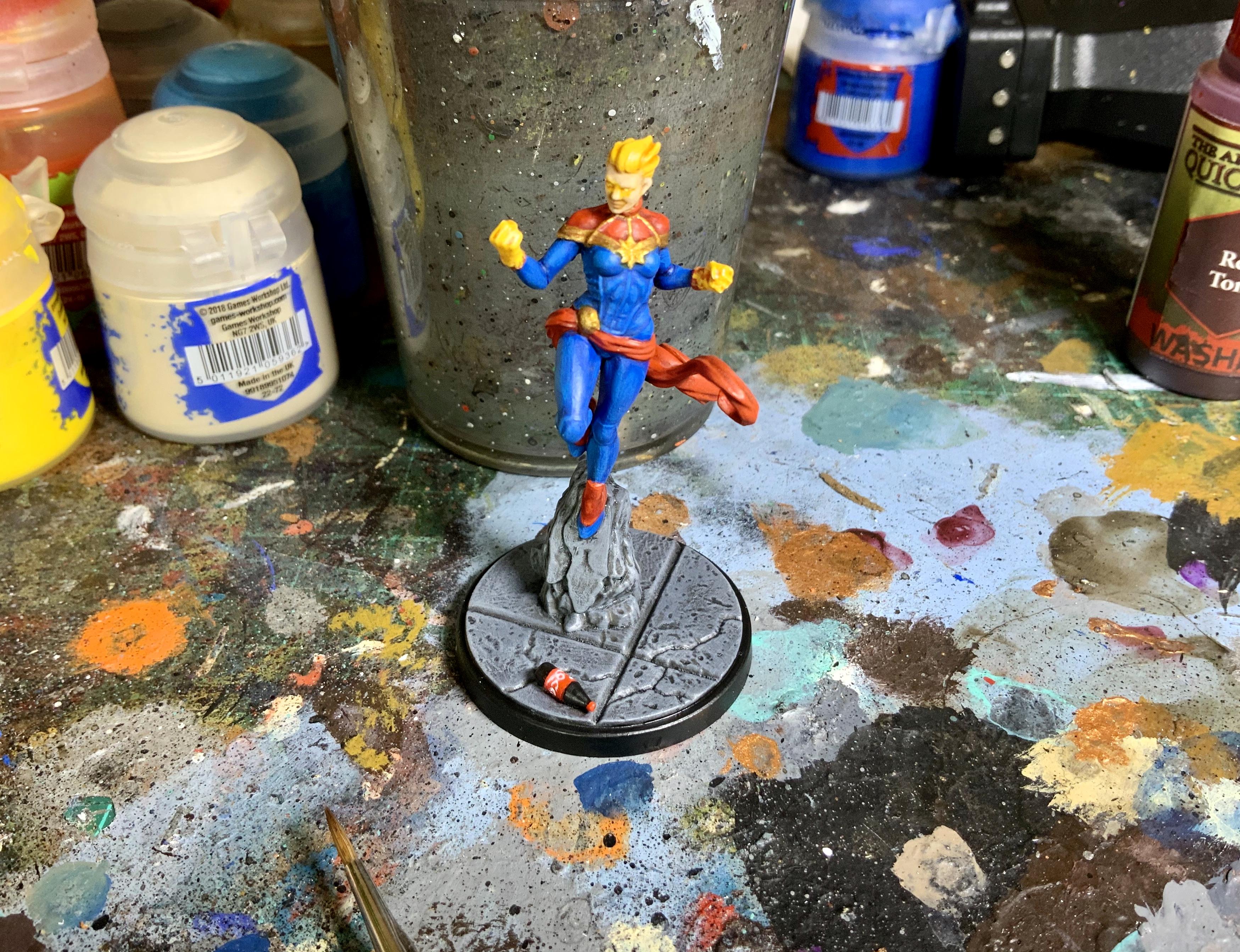 Avengers, Captain Marvel, Marvel, Marvel Crisis Protocol