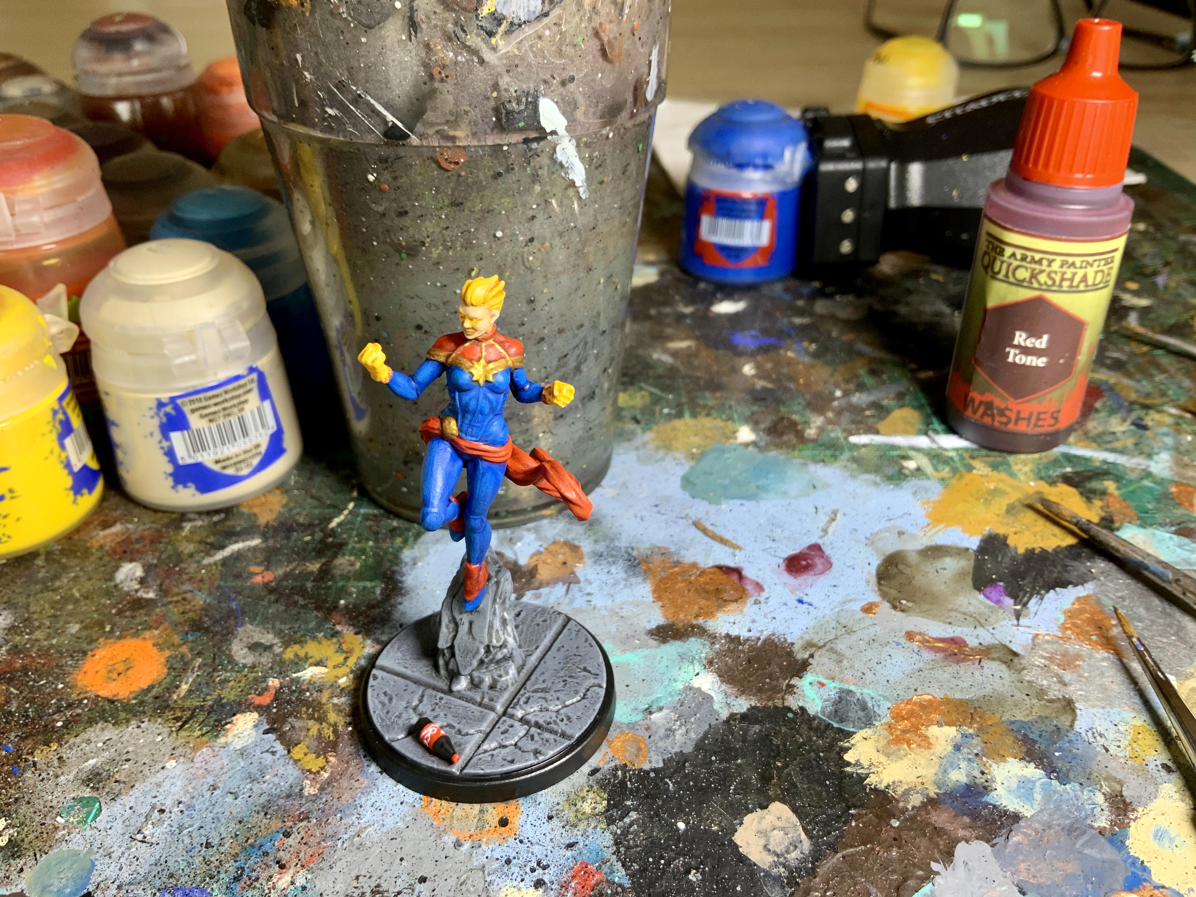 Avengers, Captain Marvel, Marvel, Marvel Crisis Protocol