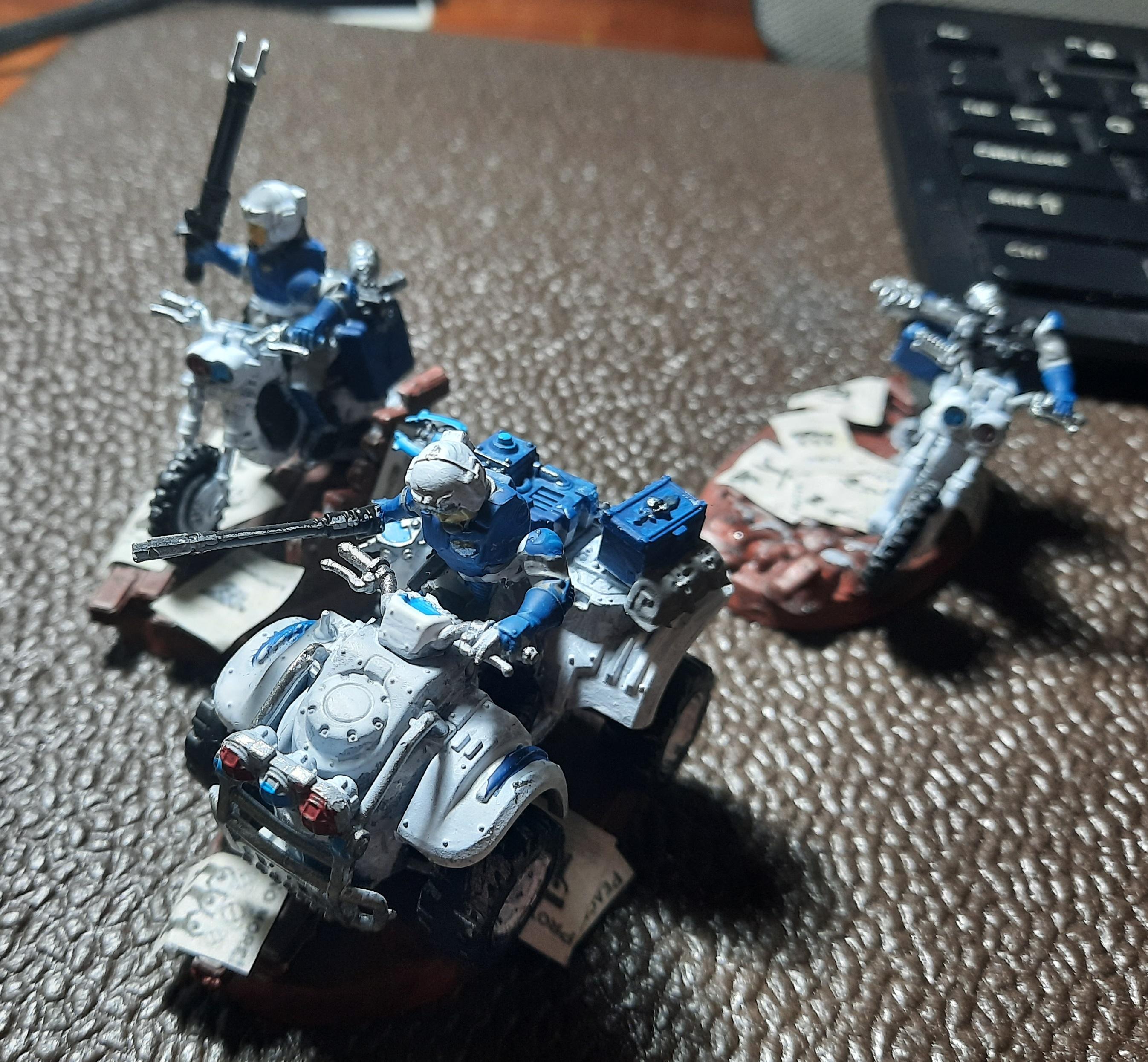 Adeptus Arbites, Bike, Imperial Guard, Jackals, Motorcycle Cops