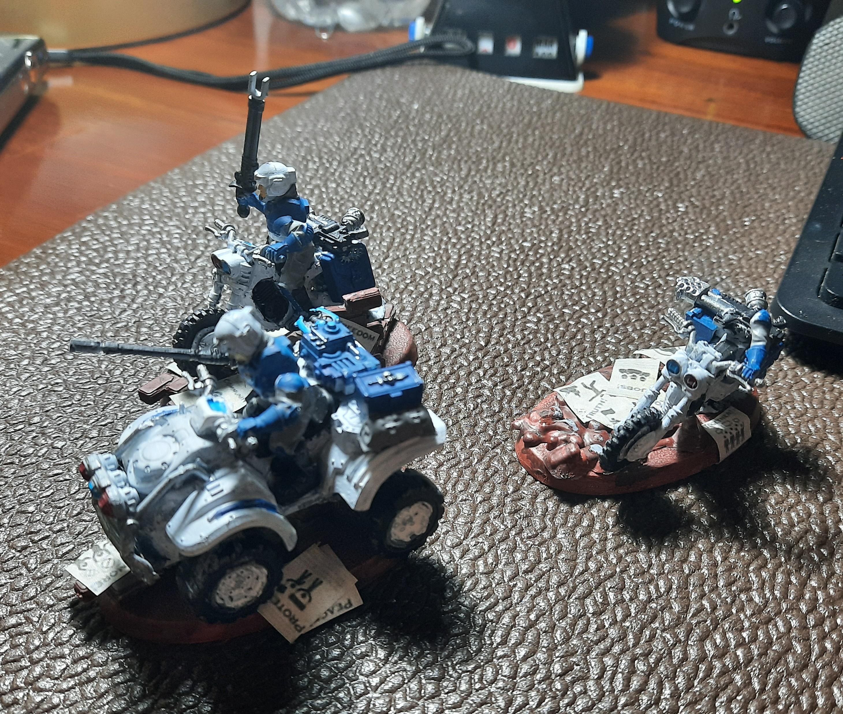 Adeptus Arbites, Bike, Imperial Guard, Jackals, Motorcycle Cops