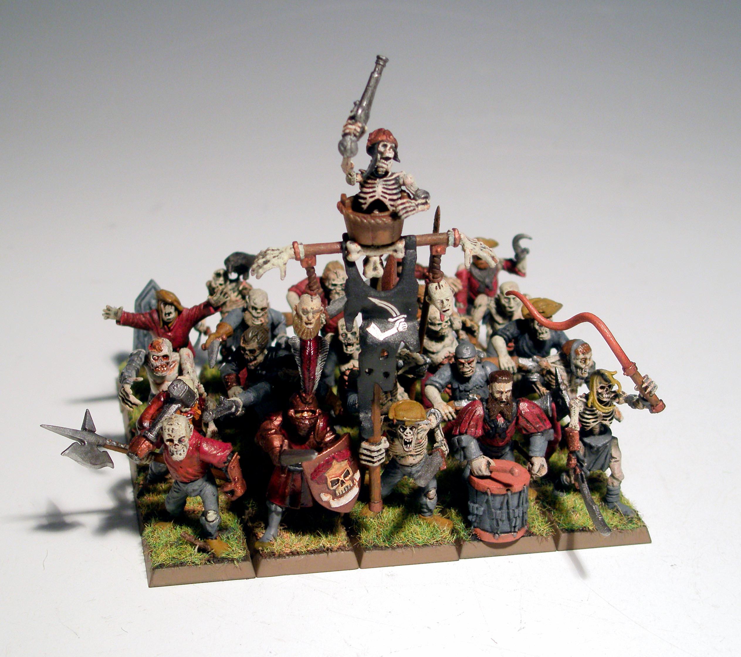 Vampire Counts, Warhammer Fantasy, Zombie Pirate Deckhands Mob, Zombie Pirates