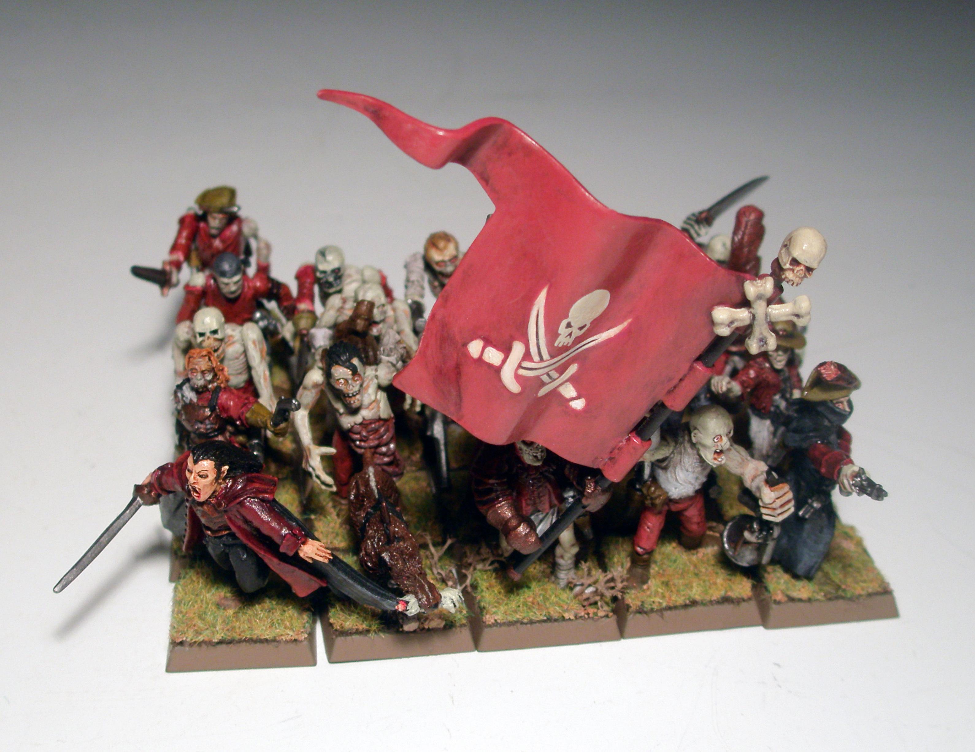 Luthor Harkon, Vampire Counts, Warhammer Fantasy, Zombie Pirate Gunnery Mob, Zombie Pirates
