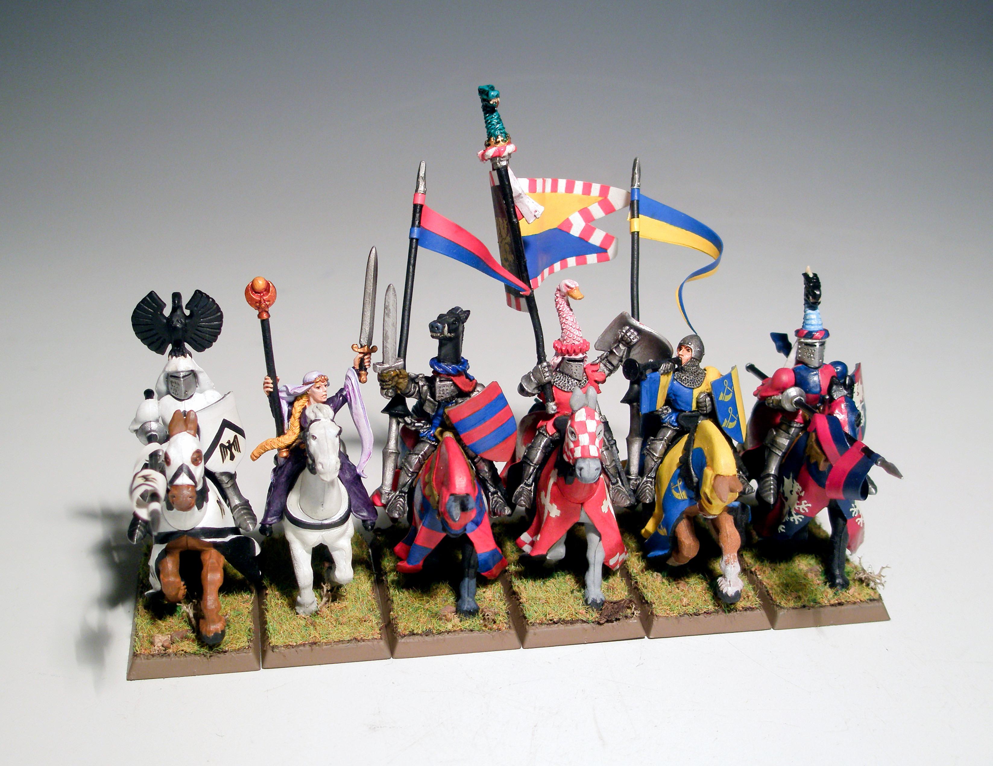 Bretonnians, Damsel Of The Lady, Knights Of The Realm, Warhammer Fantasy