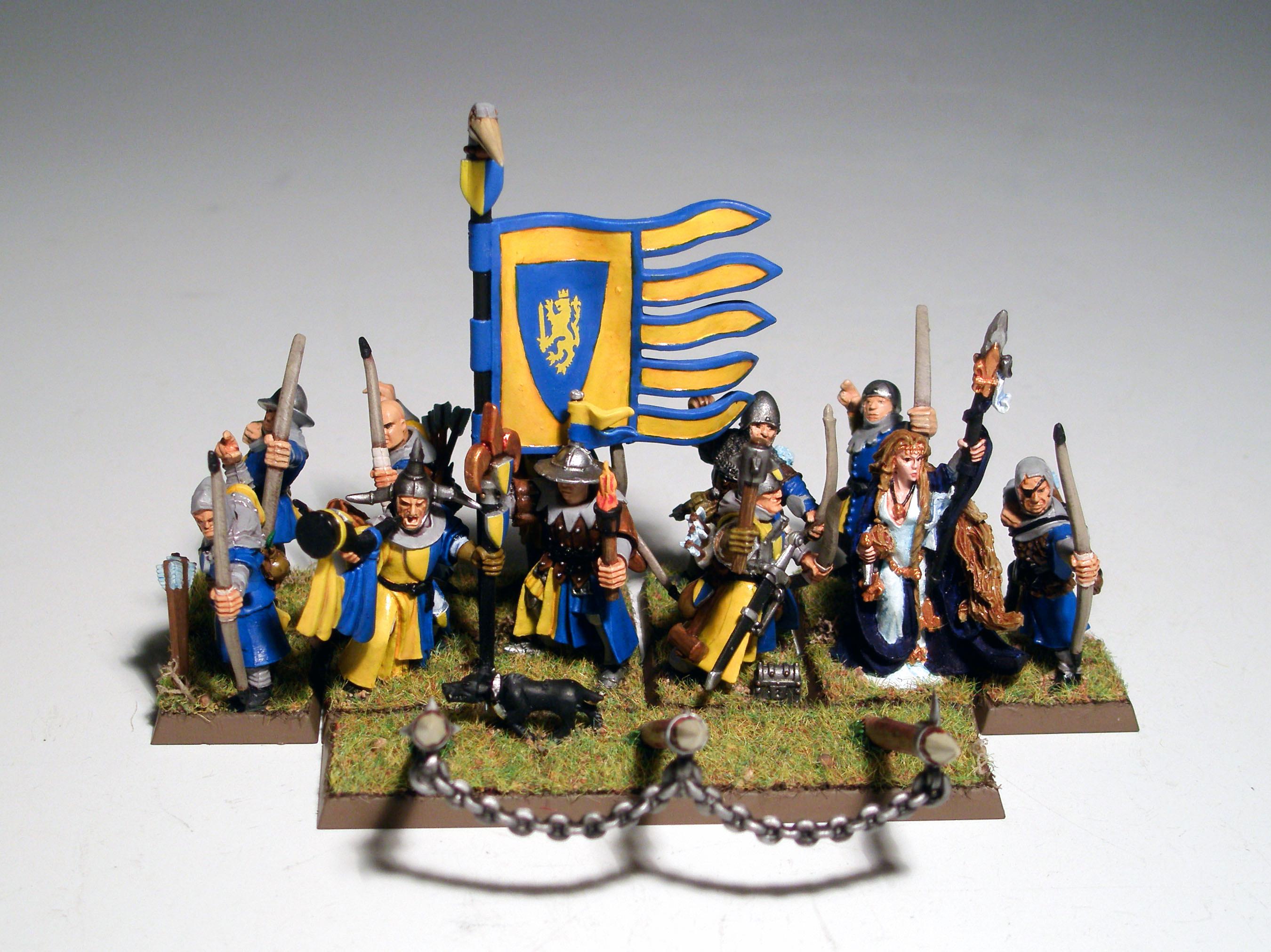 Bretonnians, Damsel Of The Lady, Peasant Bowmen, Warhammer Fantasy