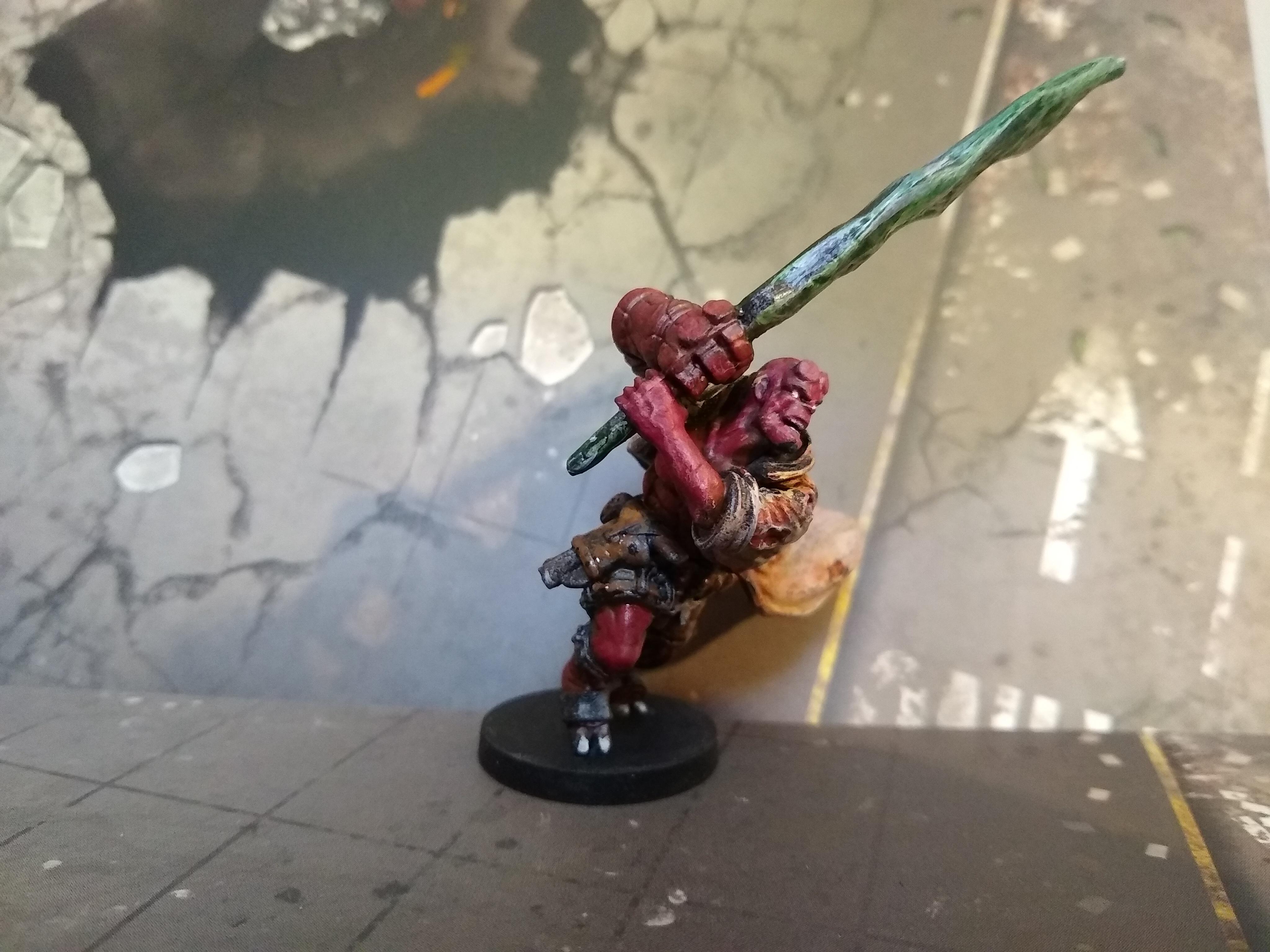 Hellboy enraged