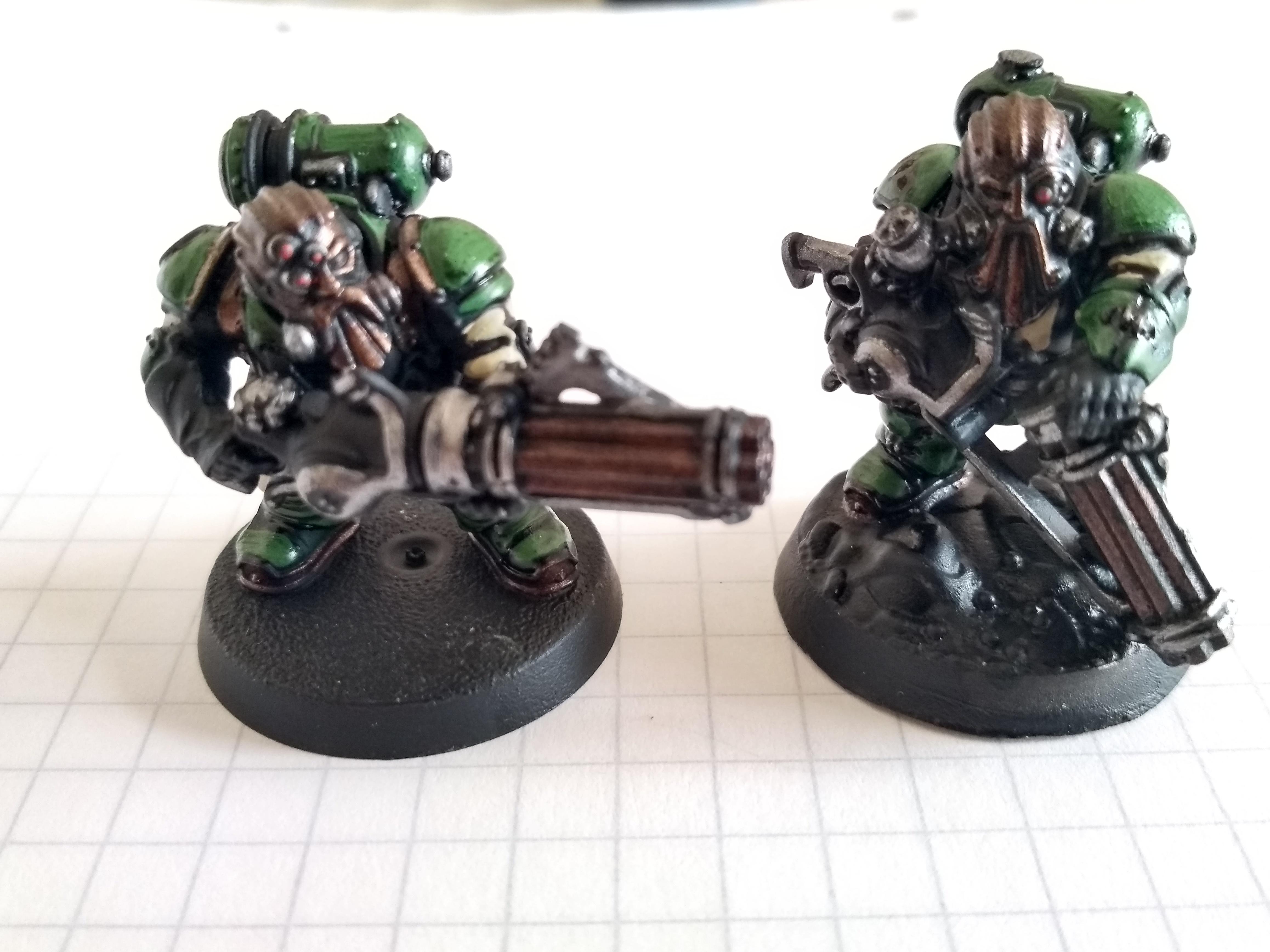 Squats with Gatling guns