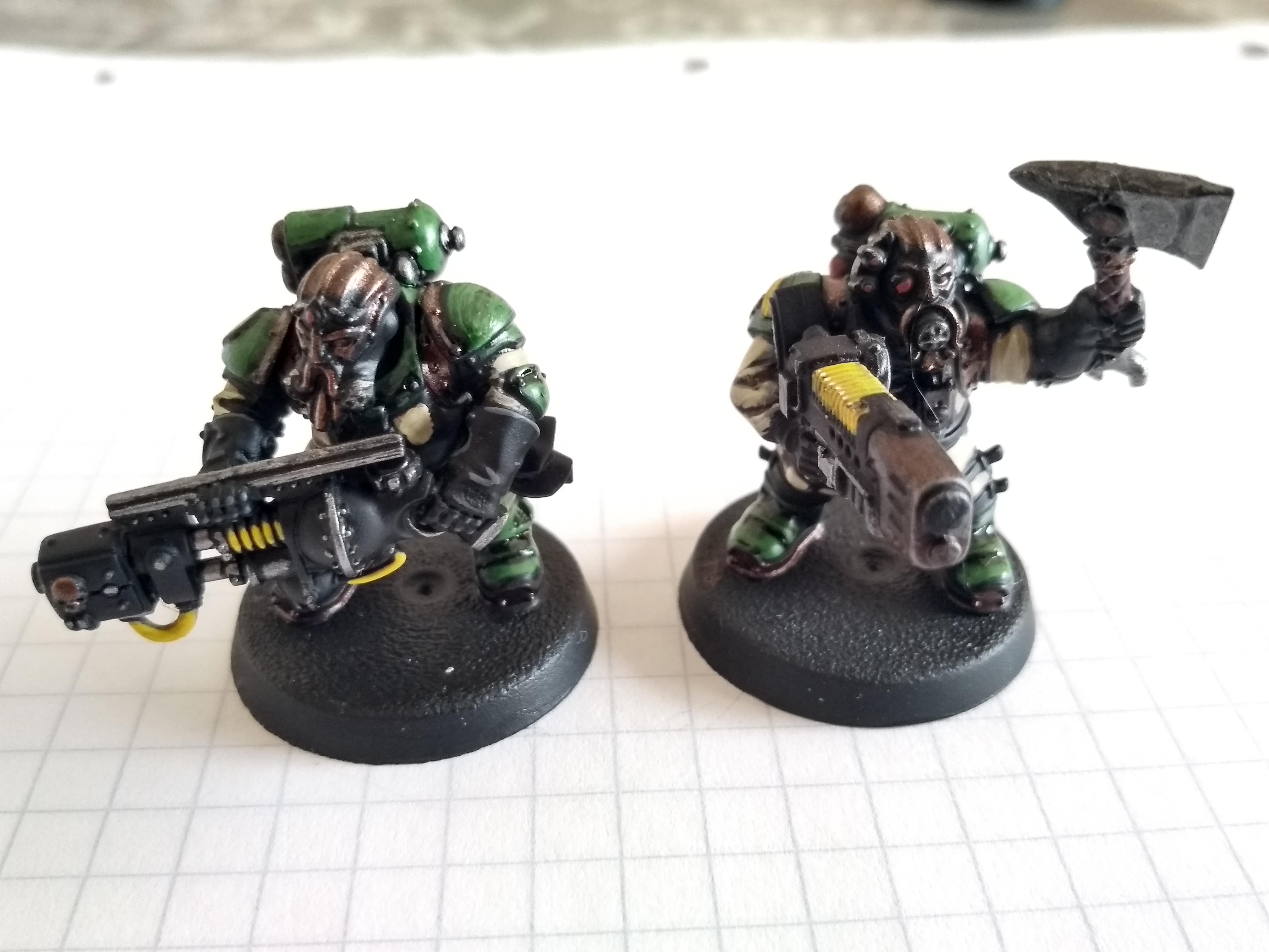 Squats with plasma guns