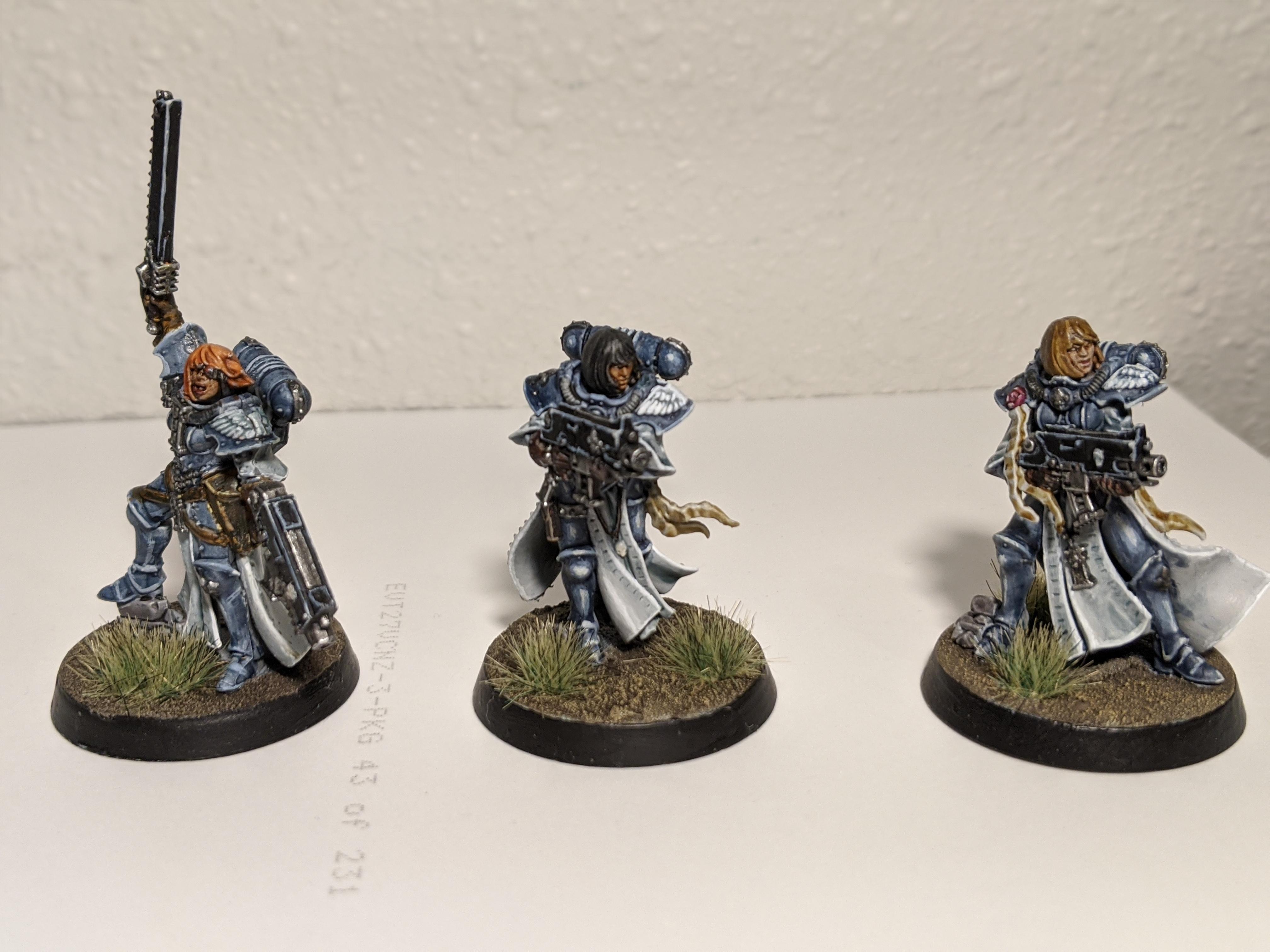 Adeptus Sororitas, Boltgun, Sisters Of Battle, White Ink