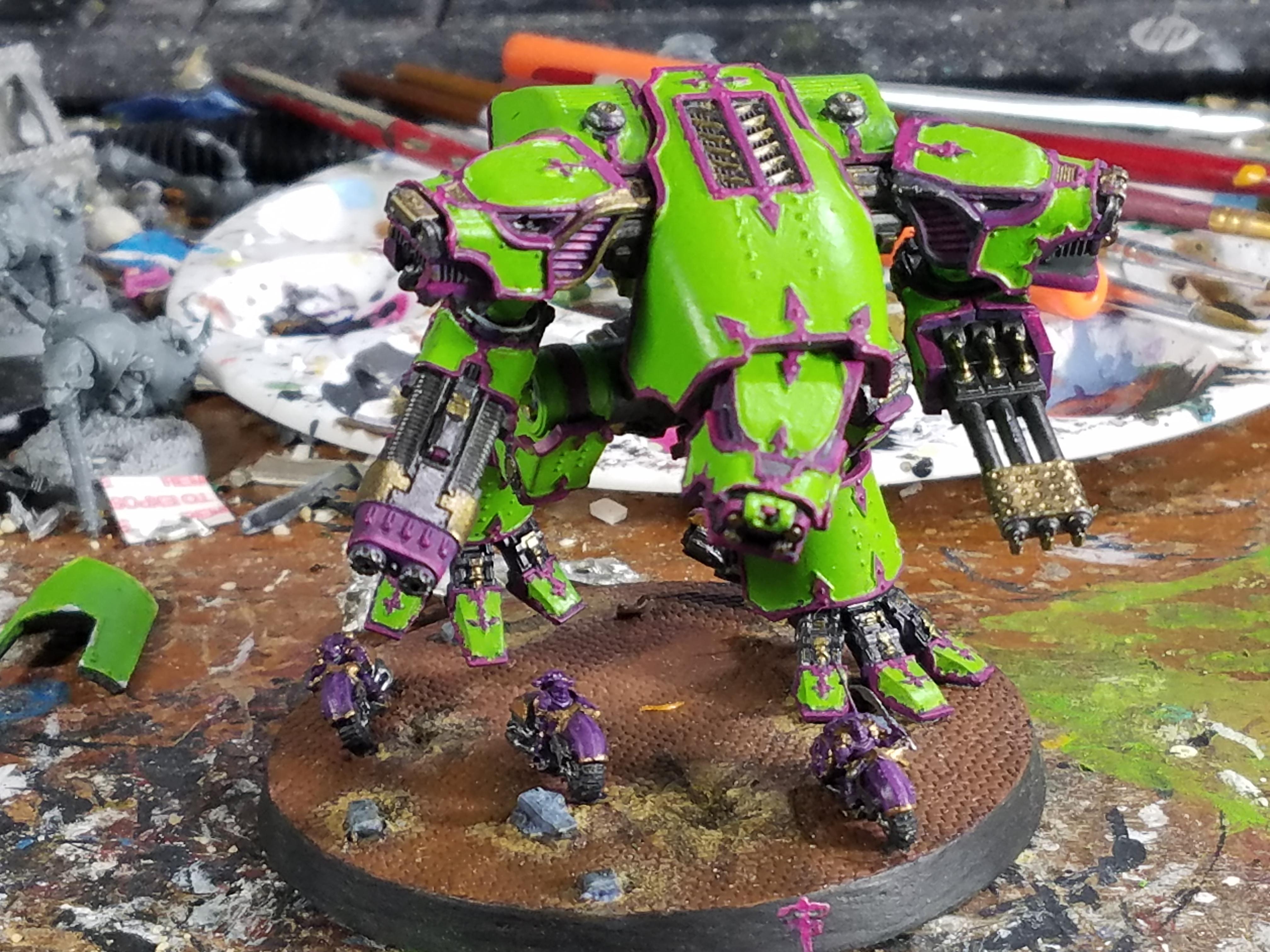 3d Printed, 8mm, Adeptus Mechanicus, Adeptus Titanicus, Bike, Games Workshop, Scenic, Silverback Games, Titan