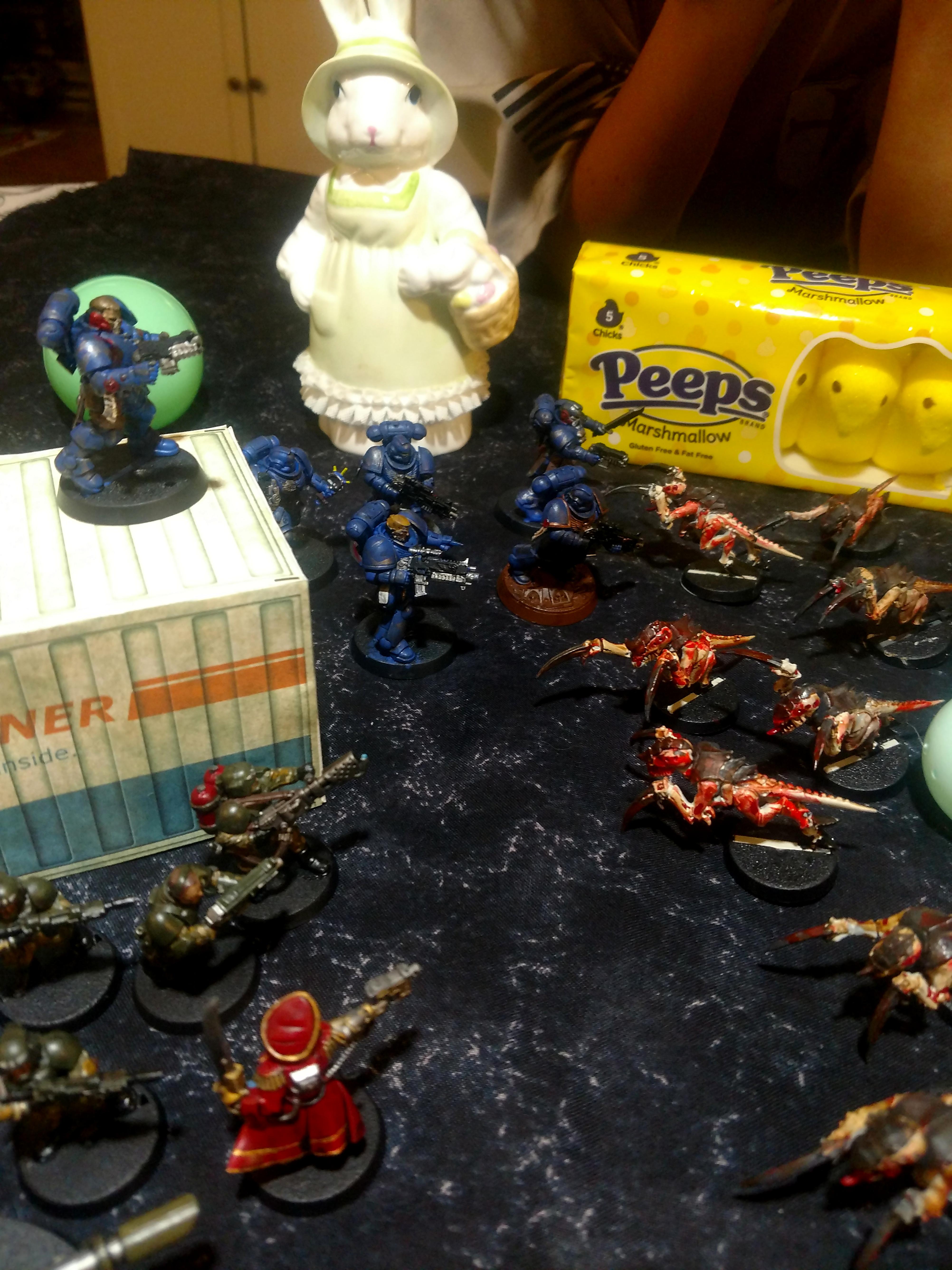 Candy, Easter, Guard, Holiday, Space Marines, Tyranids