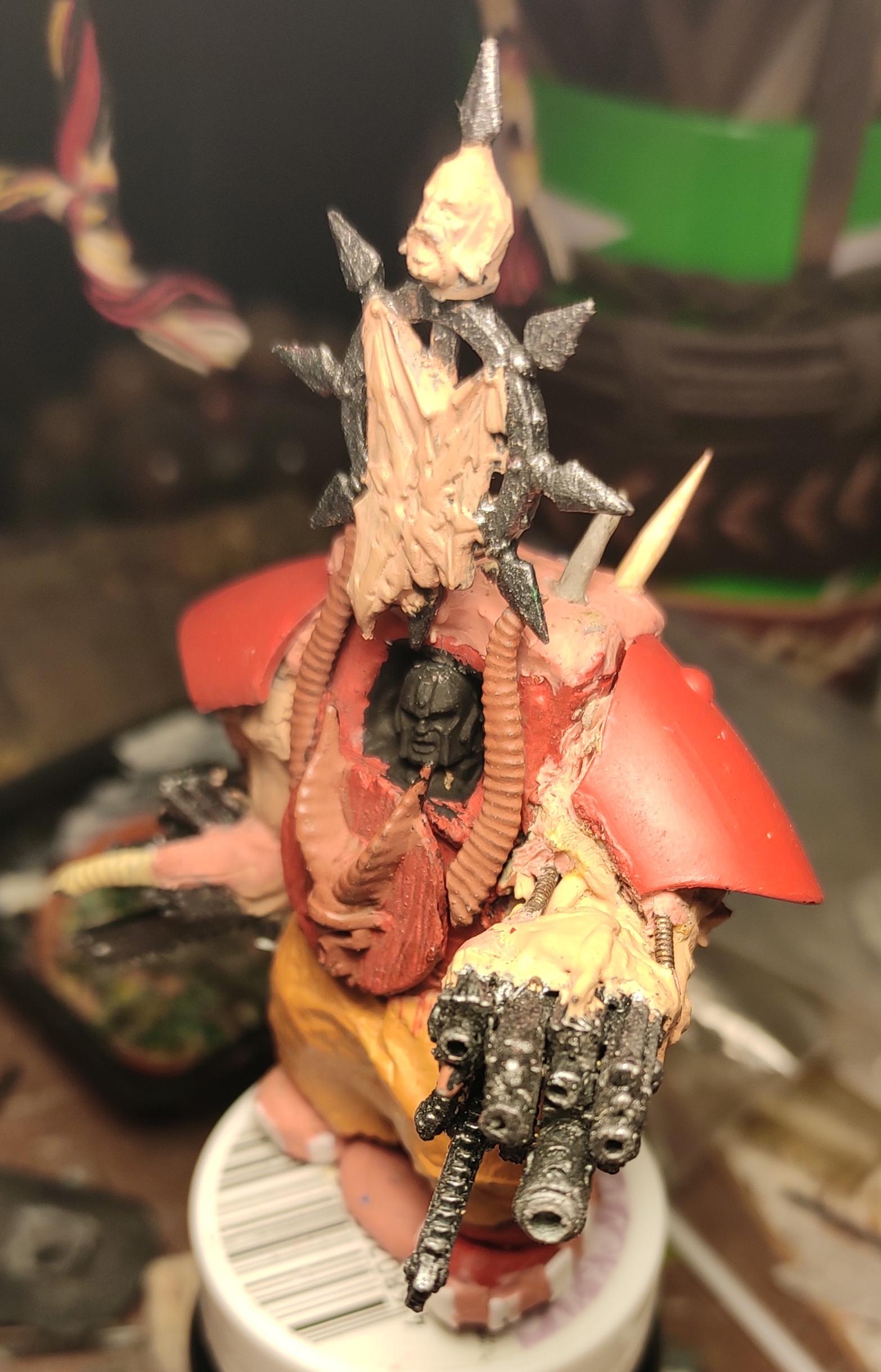 Banner, Bolter, Cape, Chaos, Chaos Space Marines, Chaos Undivided, Conversion, Heavy Support, Heresy, Heretic Astartes, Infantry, Meltagun, Obliterators, Scratch Build, Sculpting, Special Weapons, Traitor Legions, Warhammer 40,000, Word Bearers, Work In Progress