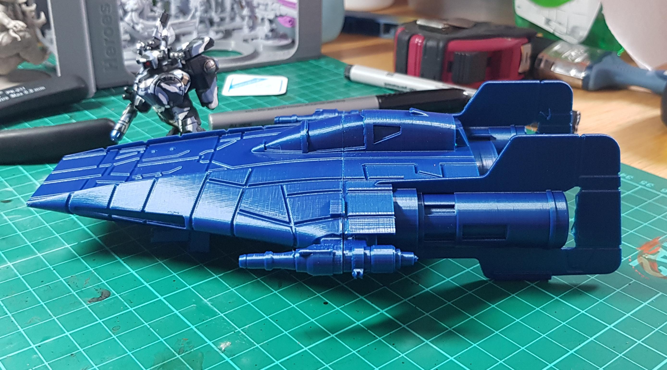3d, A-wing, Build, Print, Prusa