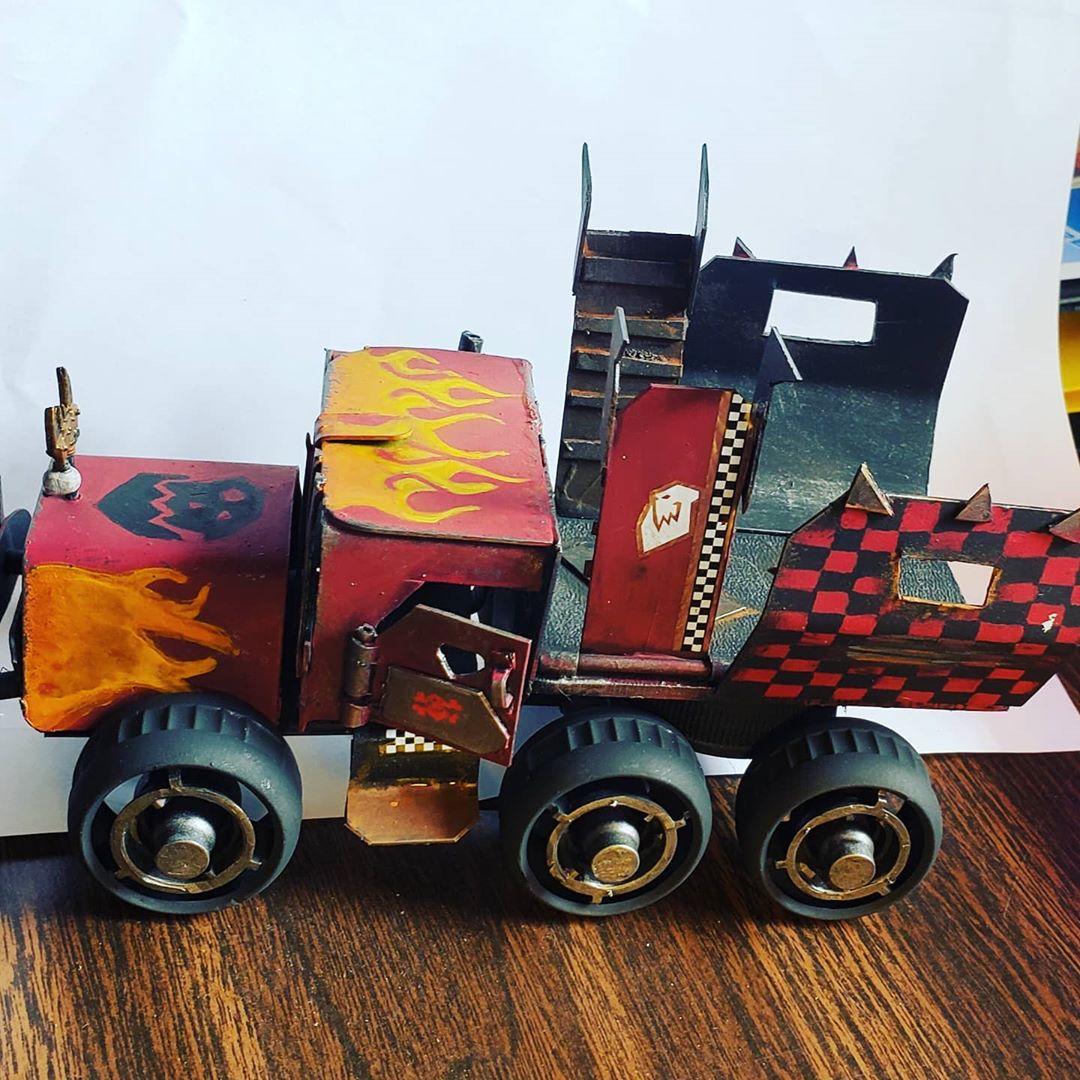 Cardstock, Orks, Paper, Truck, Trukk