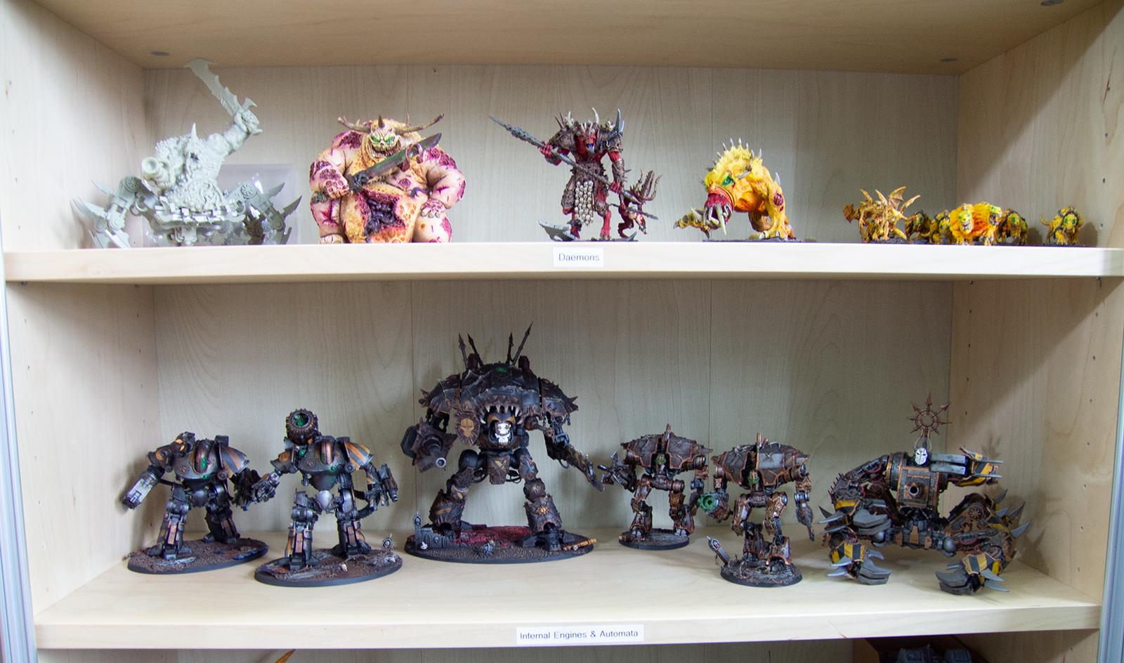 Chaos, Chaos Space Marines, Collection, Daemons, Iron Warriors, Knights
