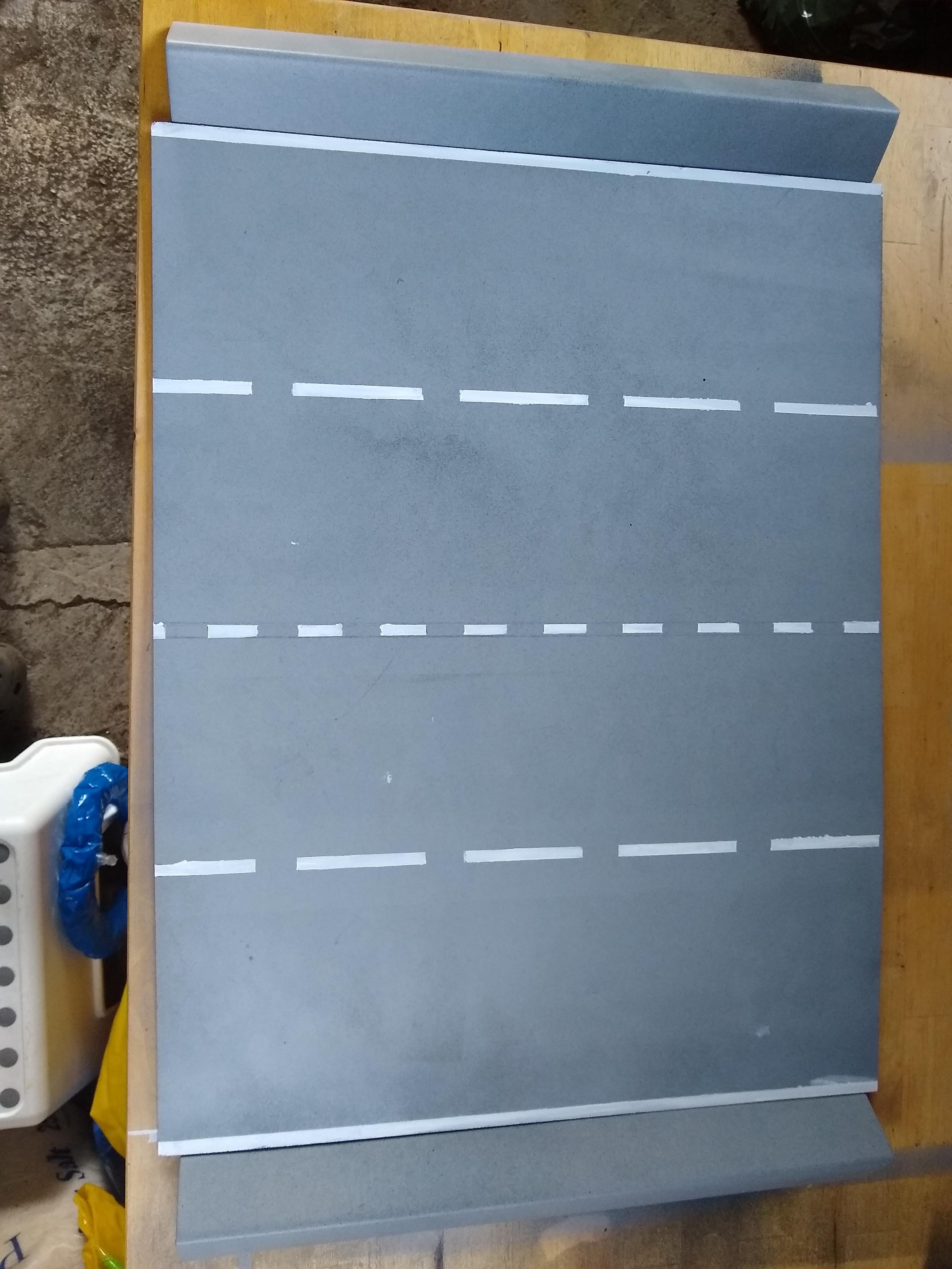 Chipboard waste road