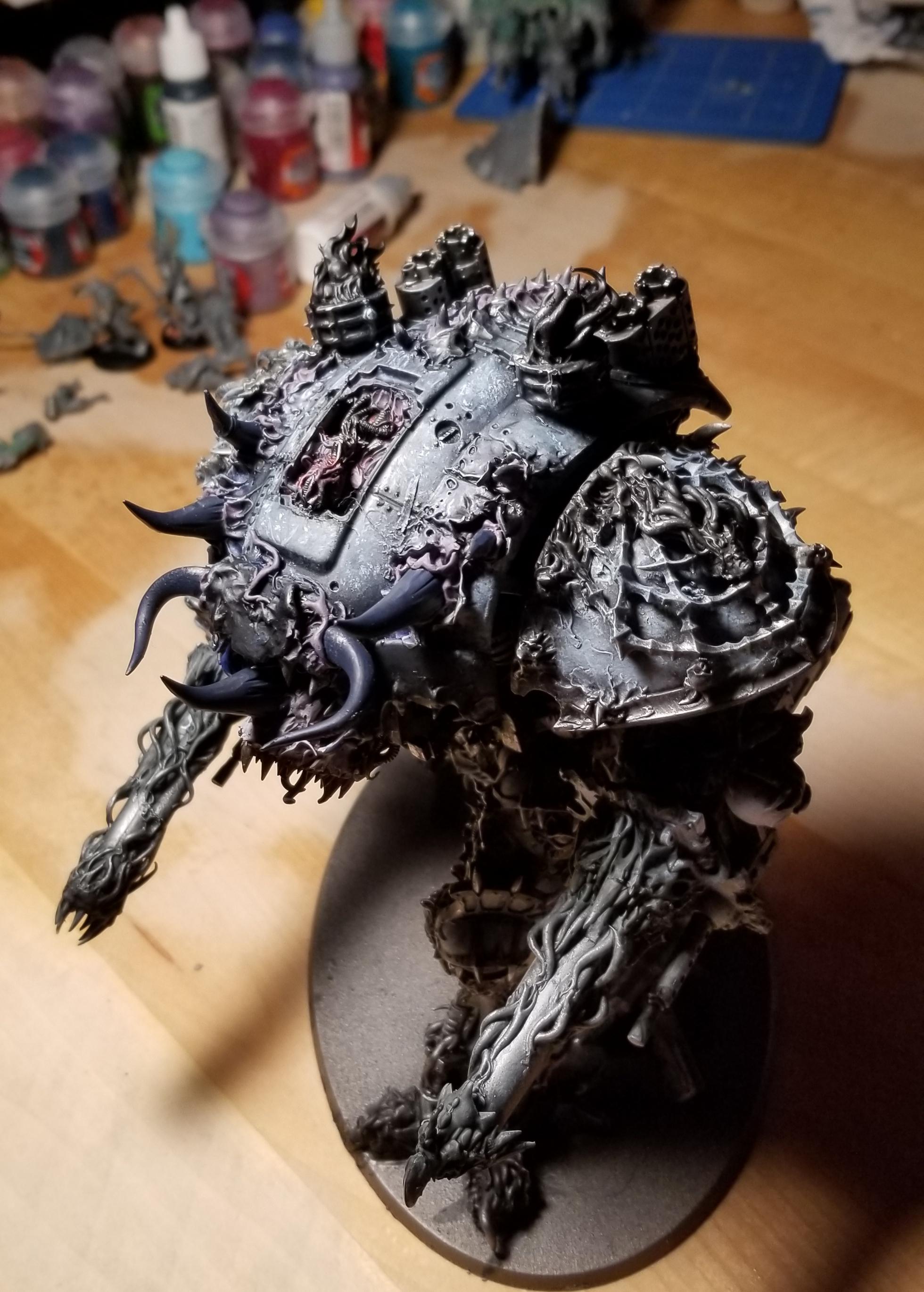 Chaos, Chaos Knight, Conversion, Daemons, Harrowed, Work In Progress
