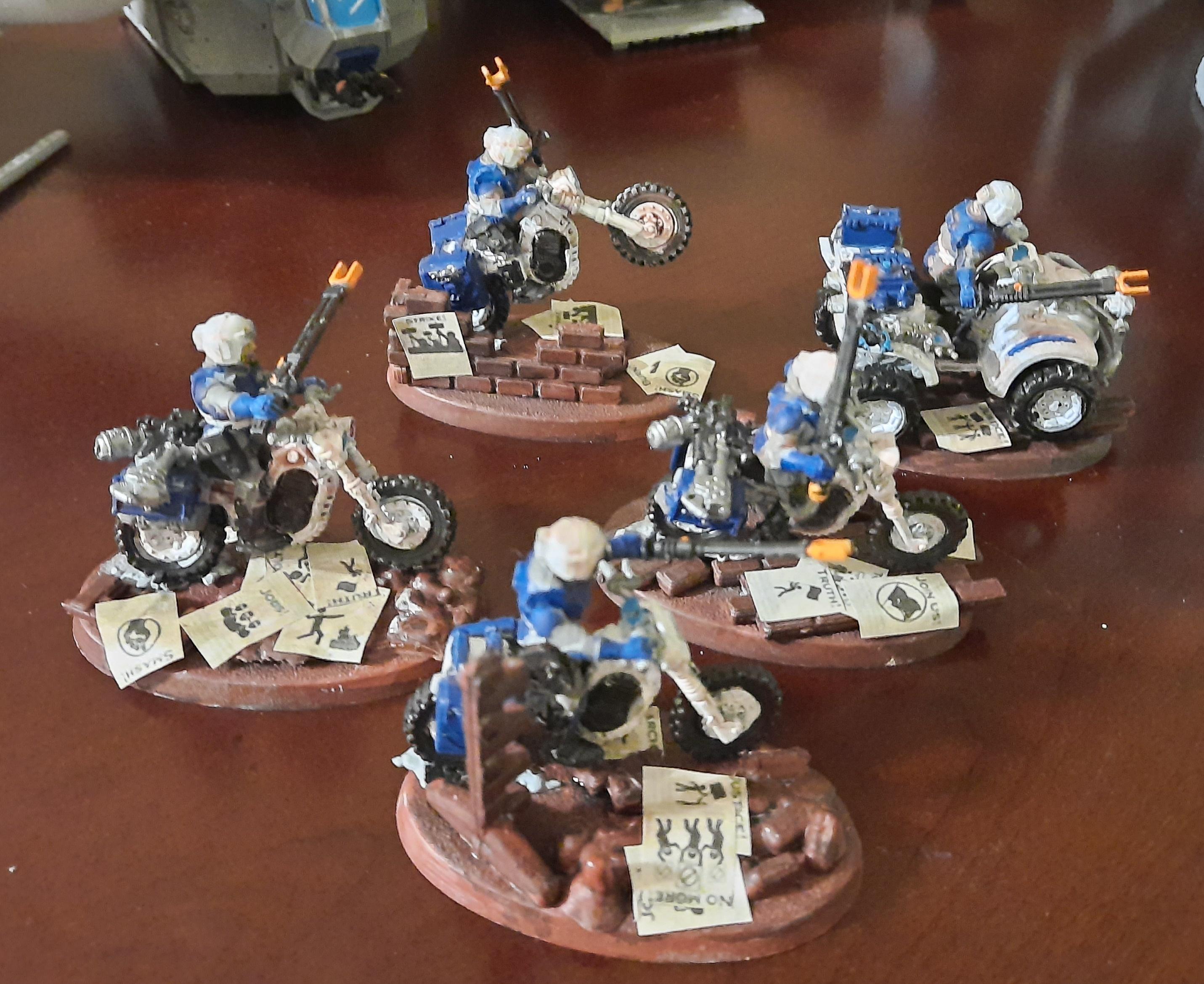 Adeptus Arbites, Bike, Genestealer Cult, Jackal, Patrol, Rough Riders