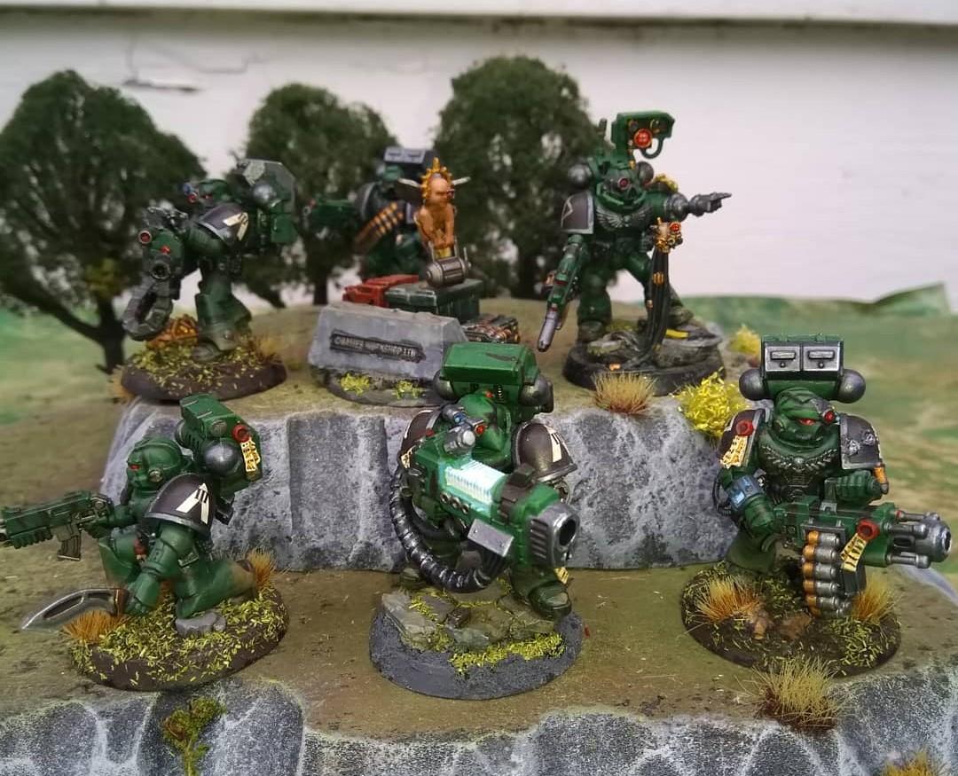 Ammo Cherub, Anvil Industries, Astartes, Devastators, Forlorn Hope, Frag Launcher, Games Workshop, Homebrew, Homebrew Chapter, Plasma Cannon, Sergeant, Space Marines, Tacticcool