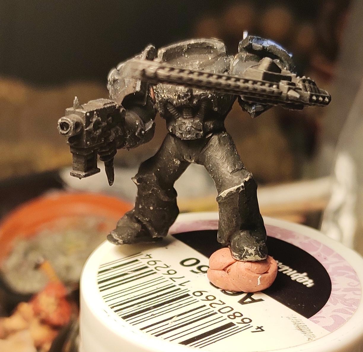 Bolt Pistol, Casting, Chainsword, Chaos, Chaos Space Marines, Conversion, Epoxy, Heresy, Heretic Astartes, Infantry, Kitbash, Putty, Traitor Legions, Warhammer 40,000, Work In Progress