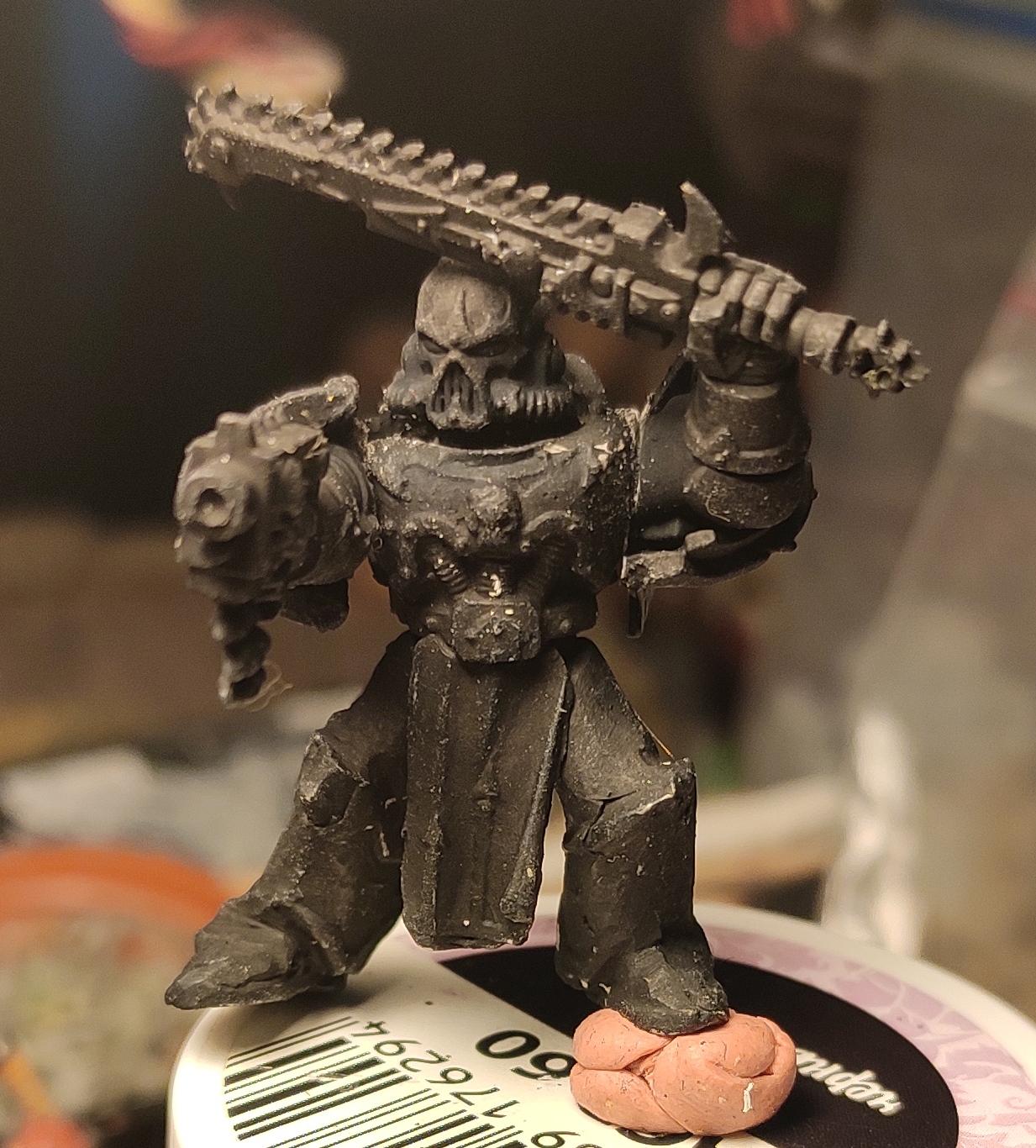 Bolt Pistol, Casting, Chainsword, Chaos, Chaos Space Marines, Conversion, Epoxy, Heresy, Heretic Astartes, Infantry, Kitbash, Putty, Traitor Legions, Warhammer 40,000, Work In Progress