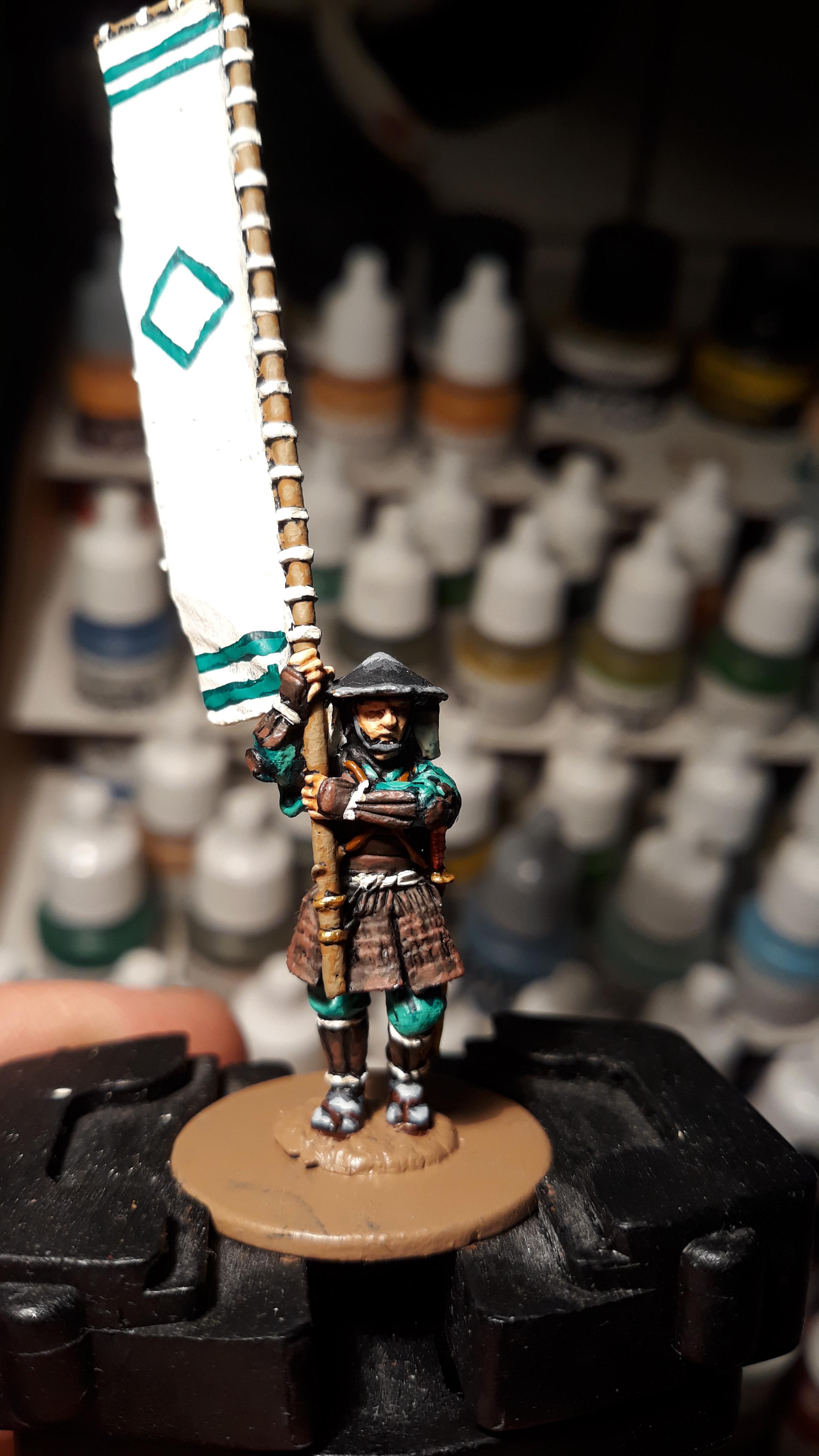Ashigaru, Banner, Japanese, Samurai, Test Of Honour