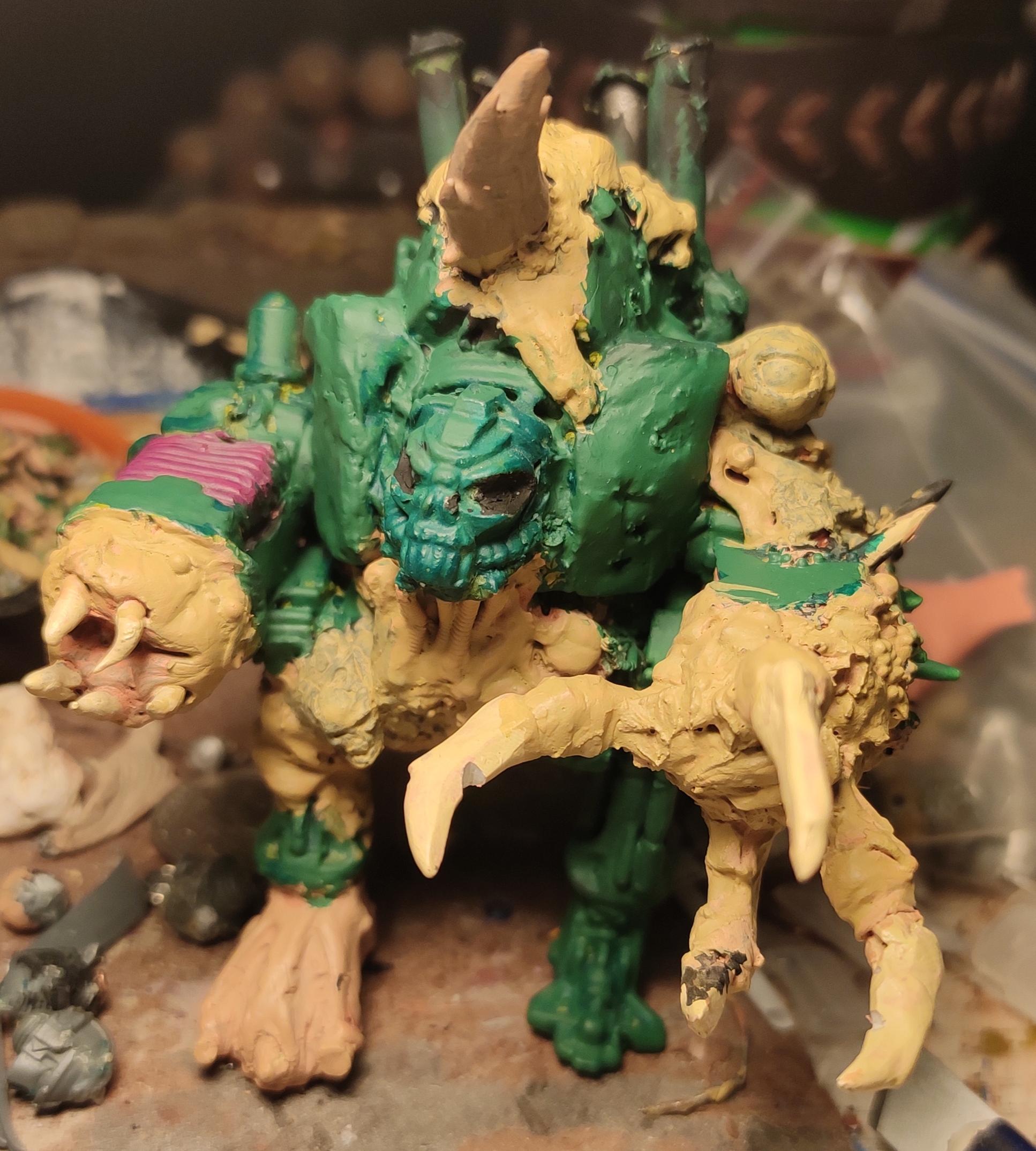 Blight, Chaos, Chaos Space Marines, Claw, Conversion, Death Guard, Decay, Disease, Dreadnought, Eye, Heavy Support, Helbrute, Hell Brute, Heresy, Heretic Astartes, Nurgle, Pestilence, Plague, Plague Marines, Plasma, Rot, Scratch Build, Sculpting, Tehnolog, Traitor Legions, Warhammer 40,000, Work In Progress