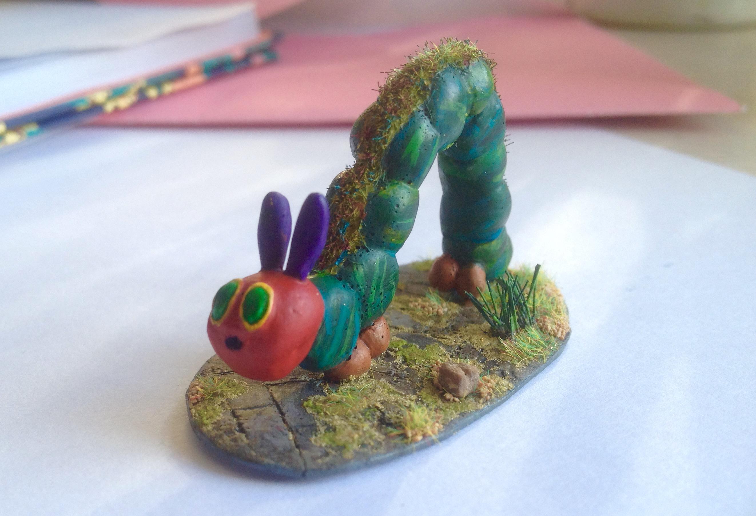 Animals, Anthropomorphic Animals, Books, Caterlillar, Cute, Kids, Original Characters, Sculpting, Very Hungrary Caterpillar, Young Gamers