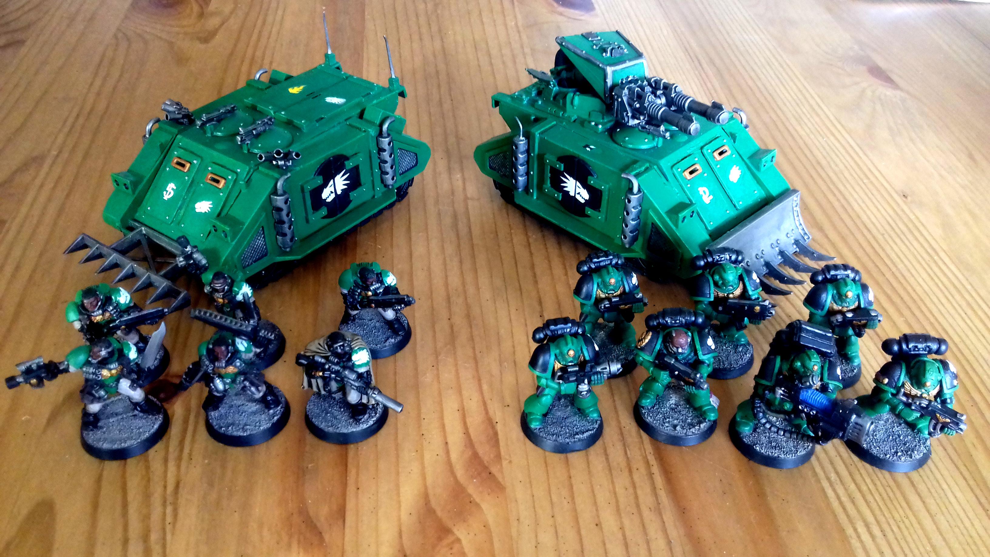 Forgotmytea, Retro, Salamanders, Space Marines
