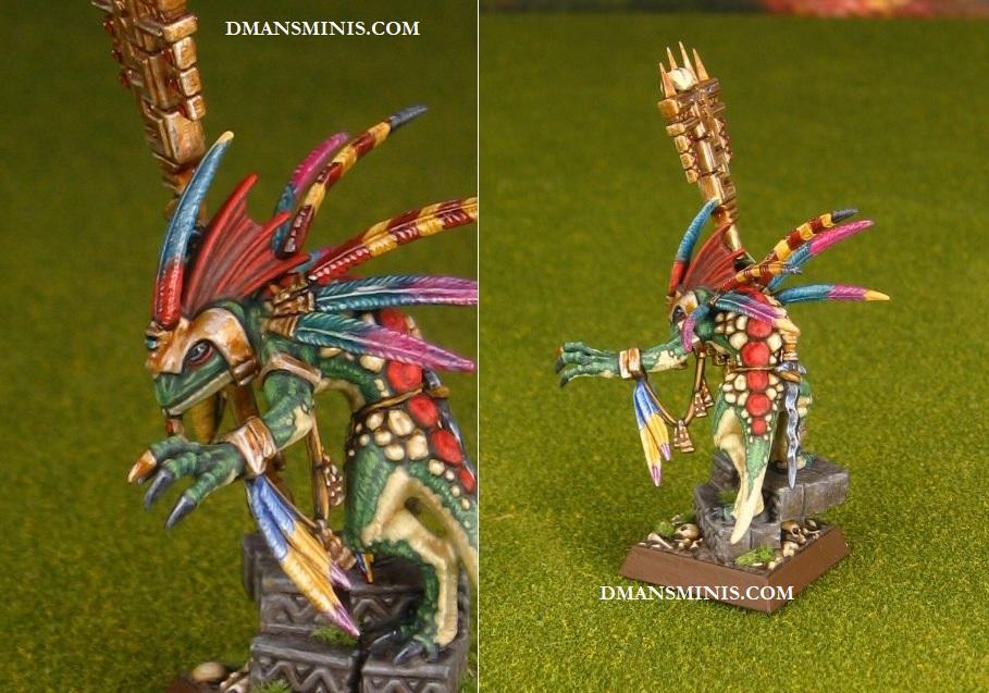 AoS Seraphon Lizardmen Skink Starpriest