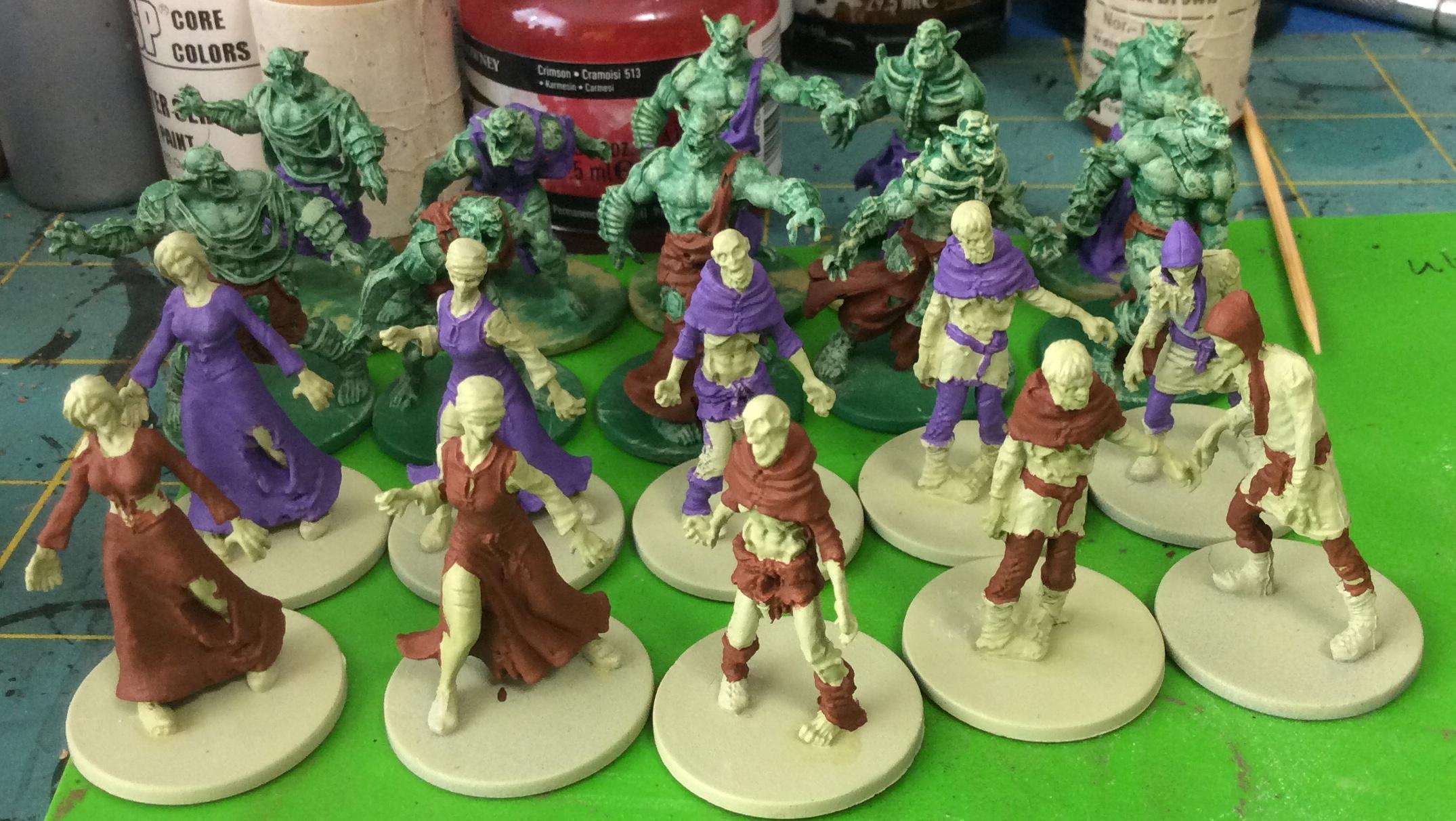 Orcs, Undead, Work In Progress, Zombicide, Zombie