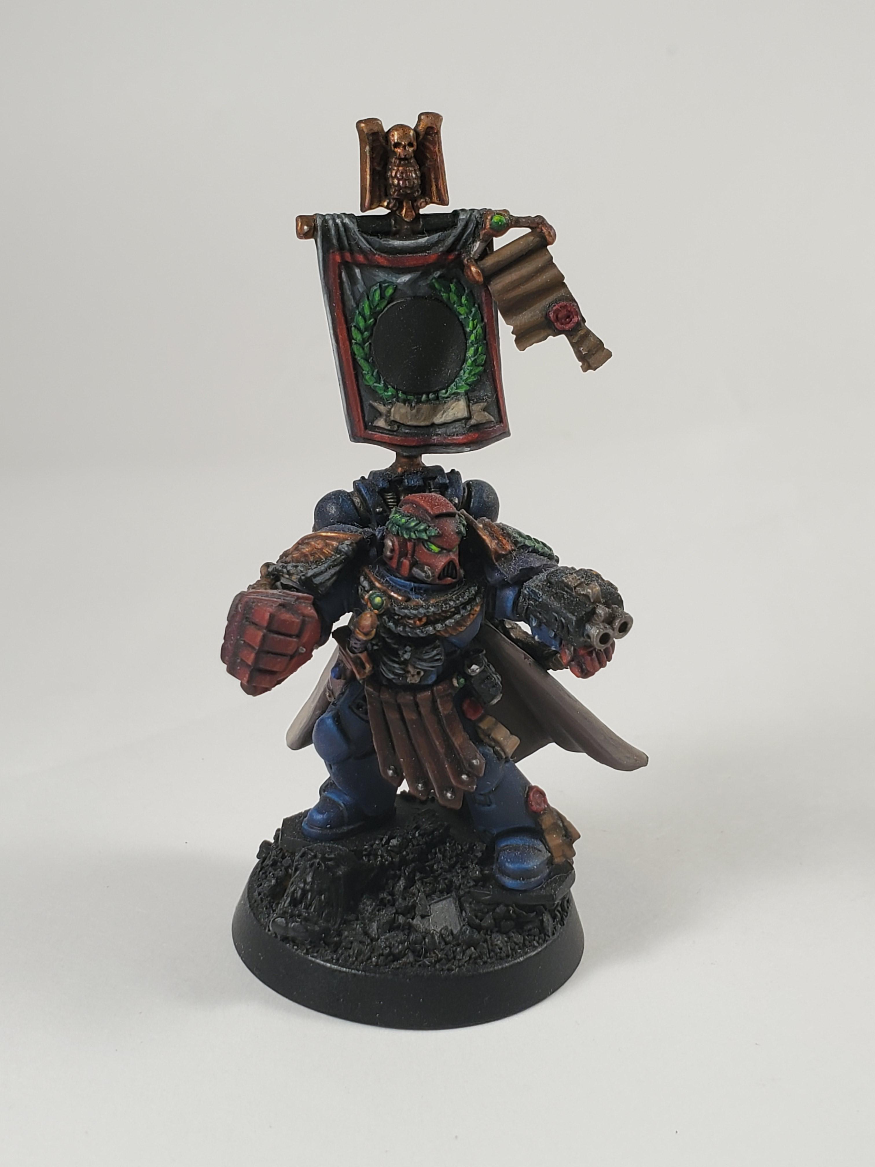 Captain, Crimson Fists, Space Marines, Warhammer 40,000