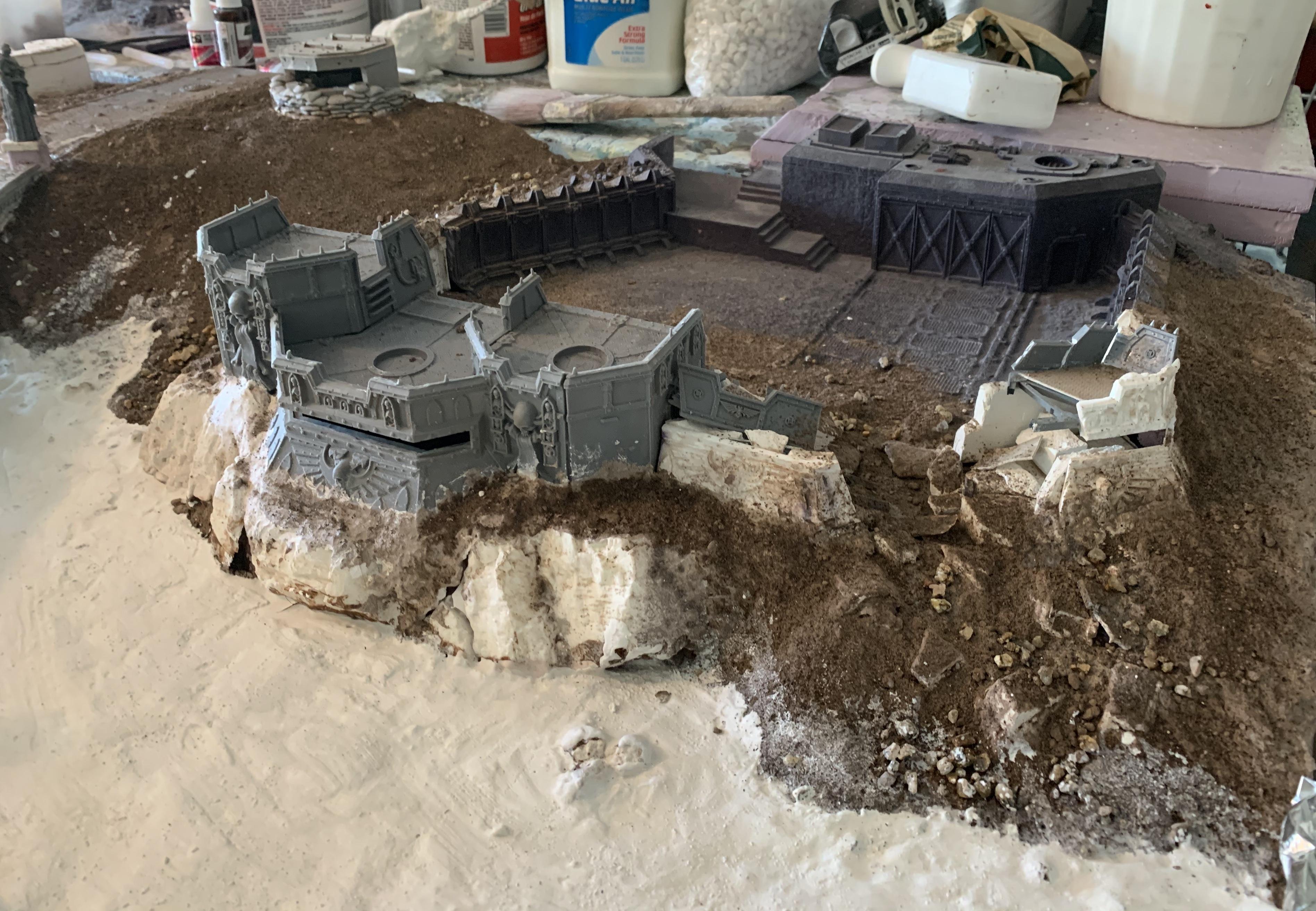 Blown up bunker