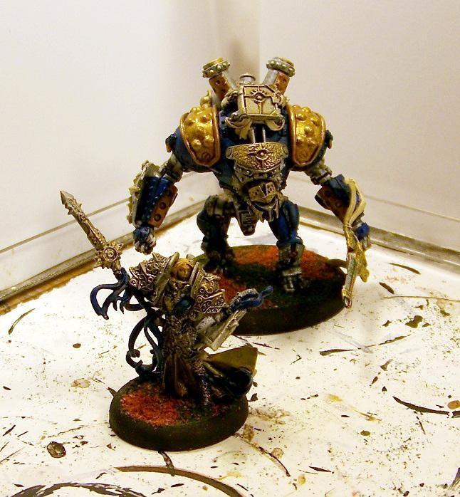 Cygnar, Warmachine, Constance Blaize, Knight of the Prophet with Gallant