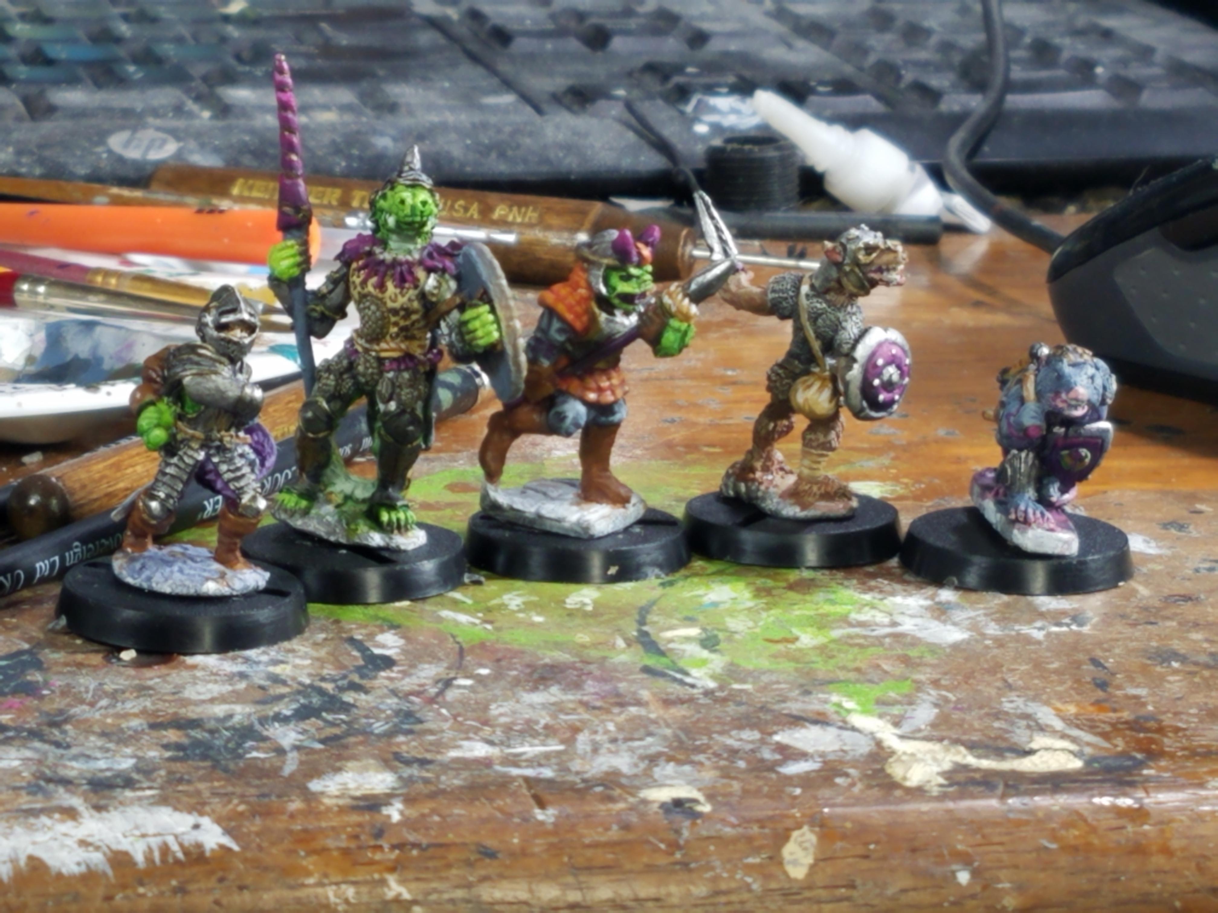 Adventurers, Dungeons And Dragons, Grenadier, Oldhammer, Work In Progress