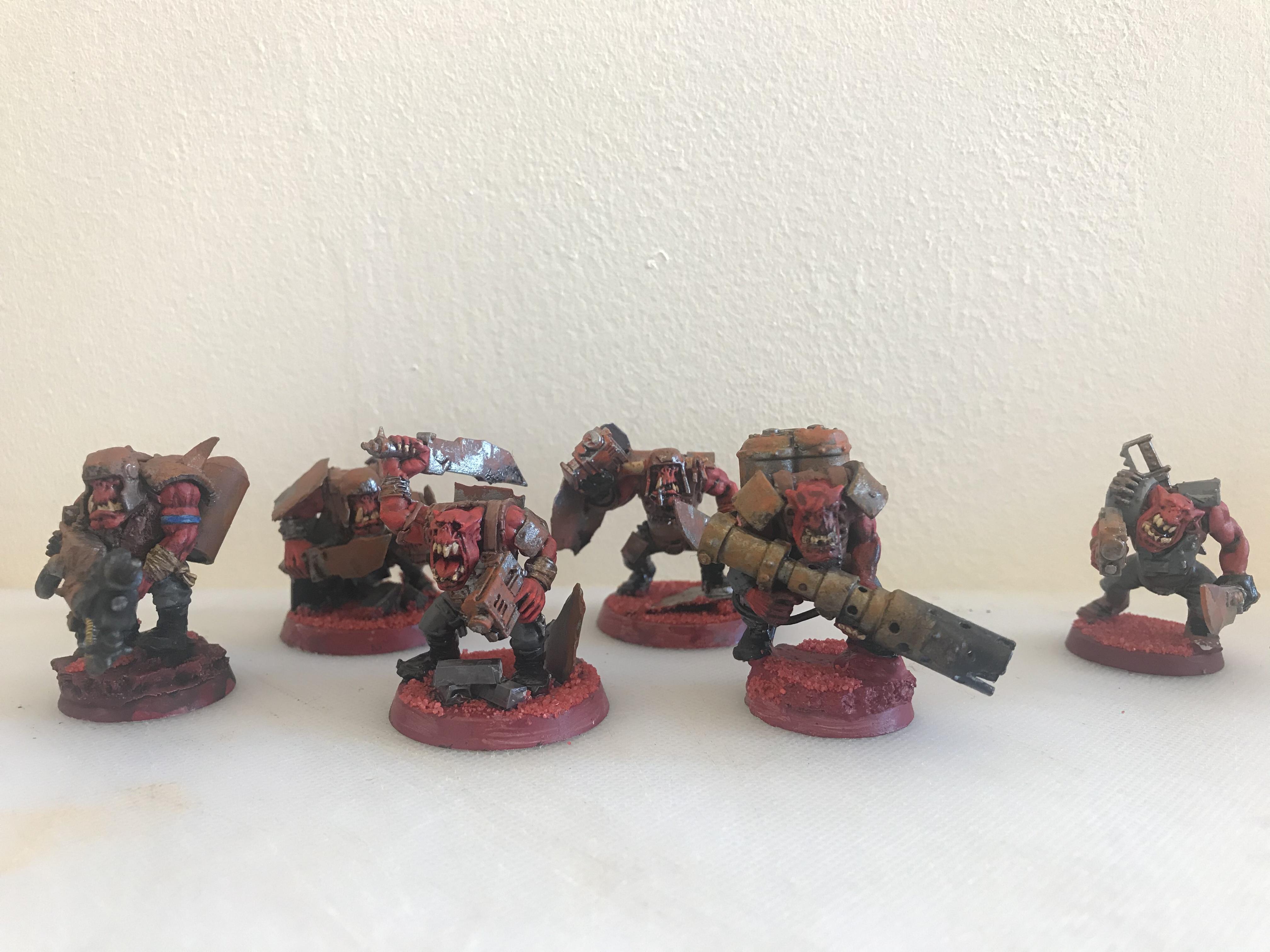 Boy, Orks, Commandos compared to a normal ork