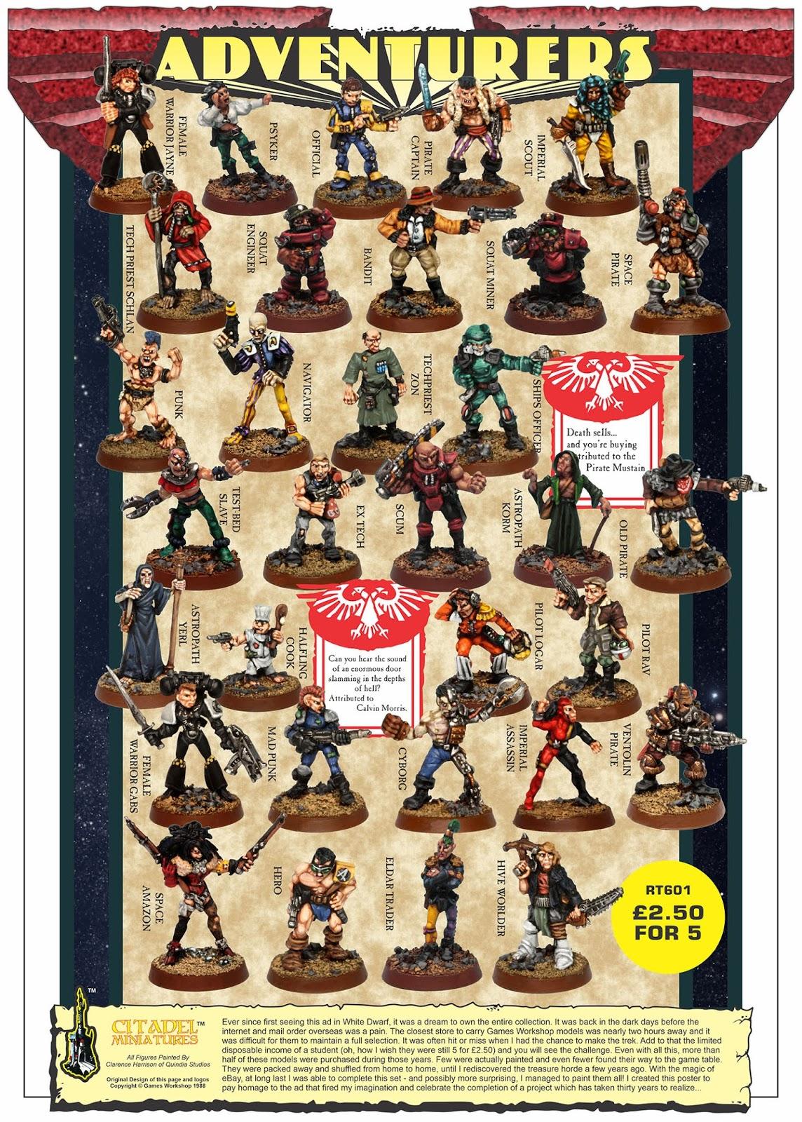 Ideas, Imperial Guard, Rogue Trader, Wish List