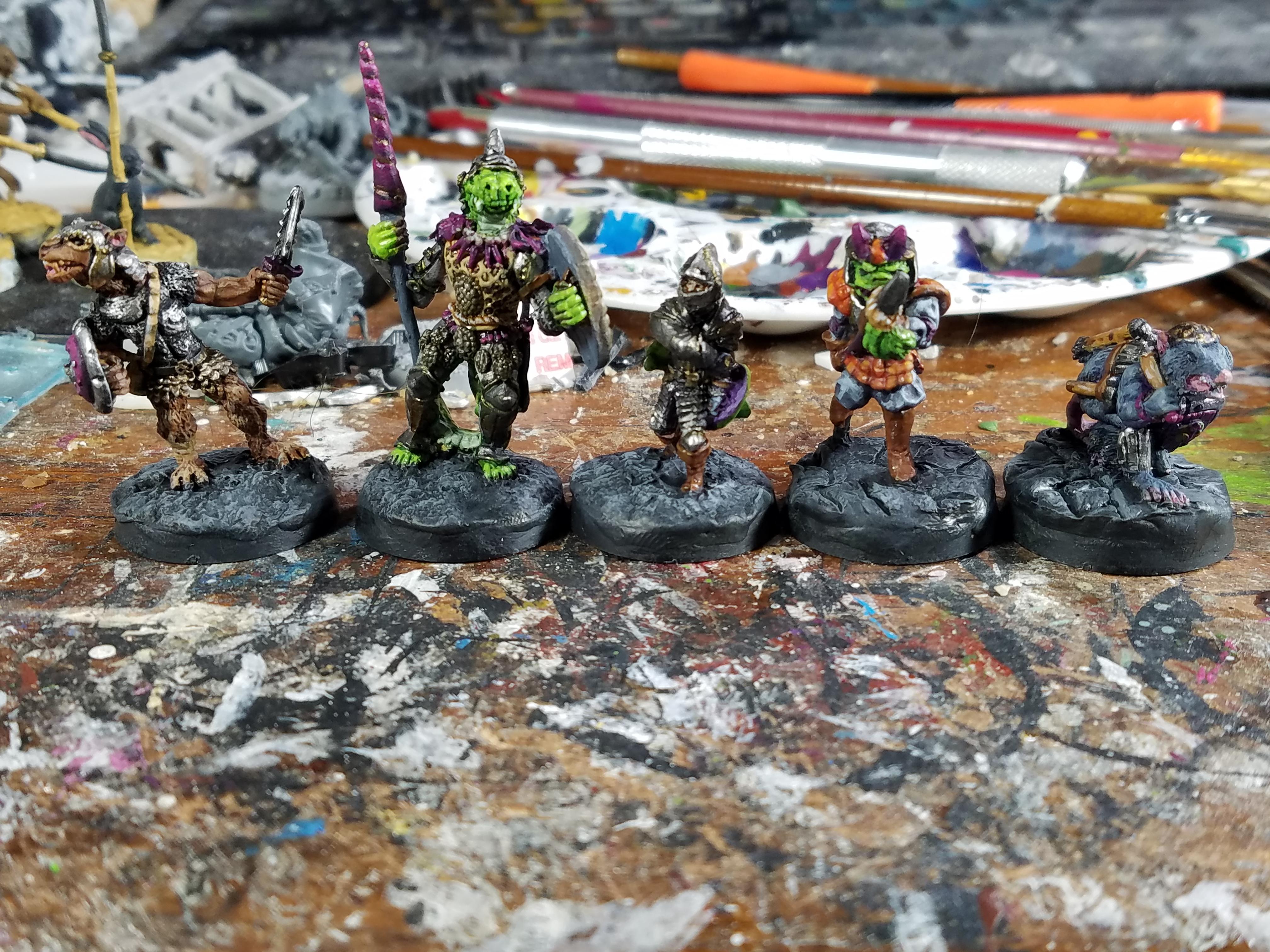 Adventurers, Dungeons And Dragons, Grenadier Miniatures, Oldhammer
