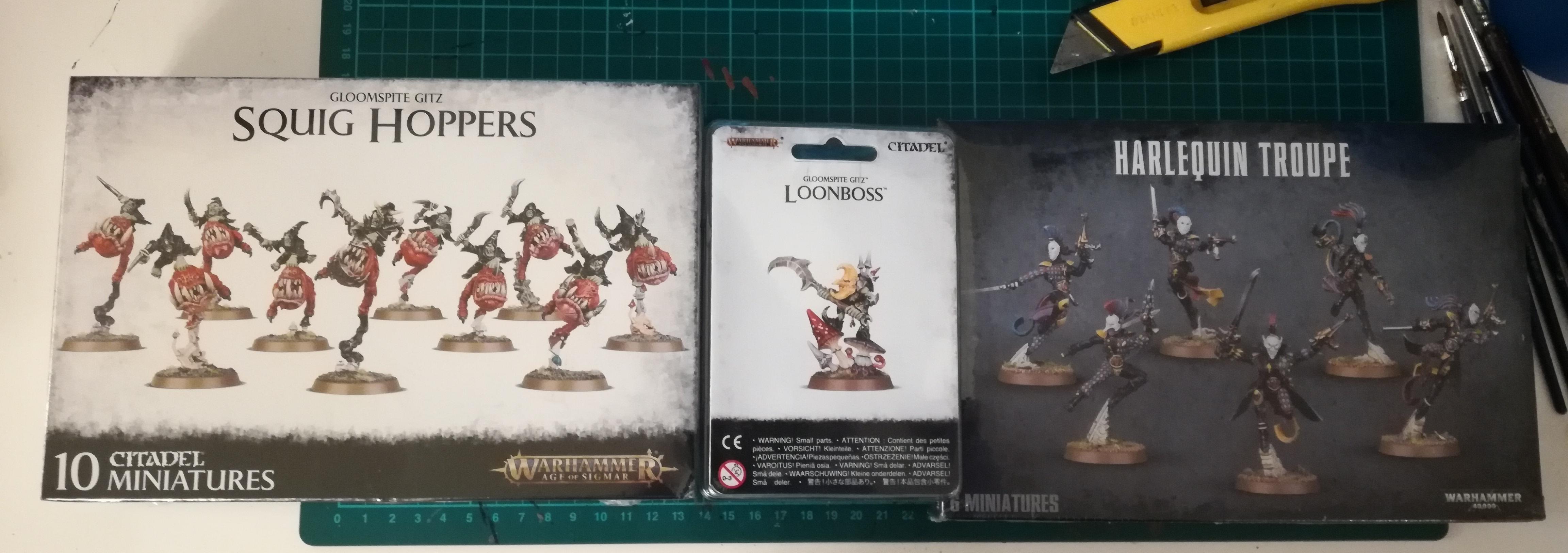 Harlequins, Looniquins, Squig Hopper