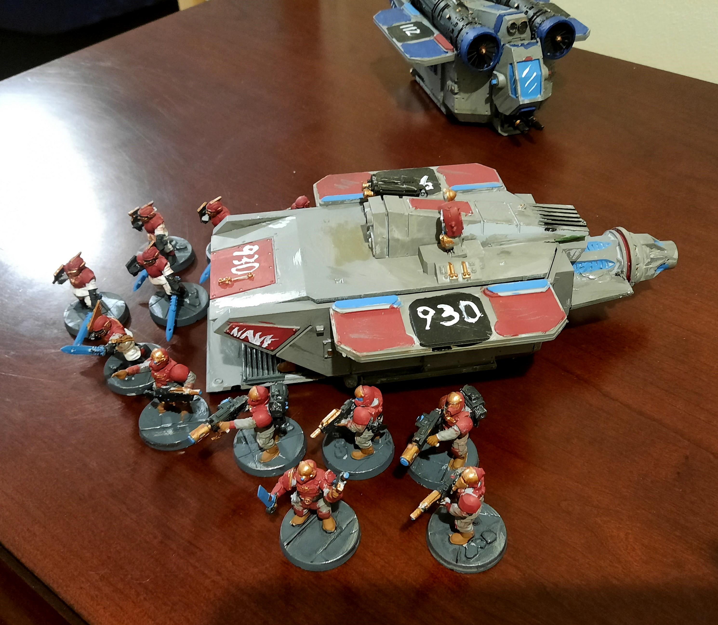 Boarding Party, Conversion, Crusader, Flyer, Imperial Navy, Scion, Shuttle