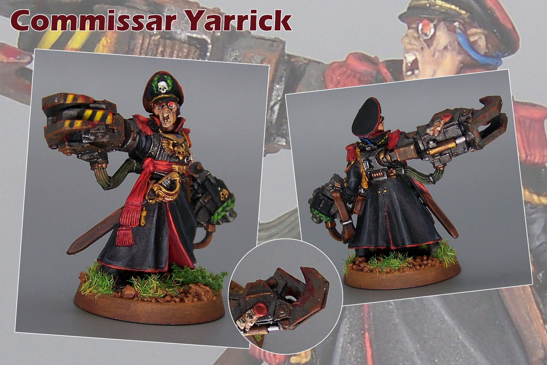 Astra Militarum, Commissar, Commissar Yarrick, Imperial Guard, Warhammer 40,000