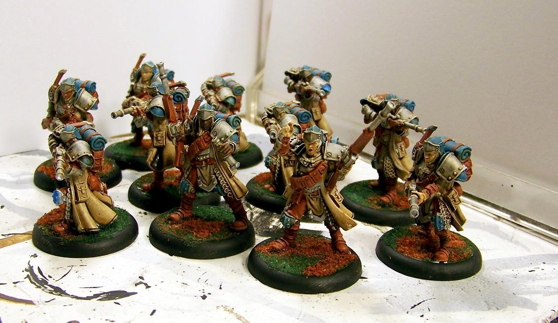 Cygnar, Warmachine, Trencher Long Gunners