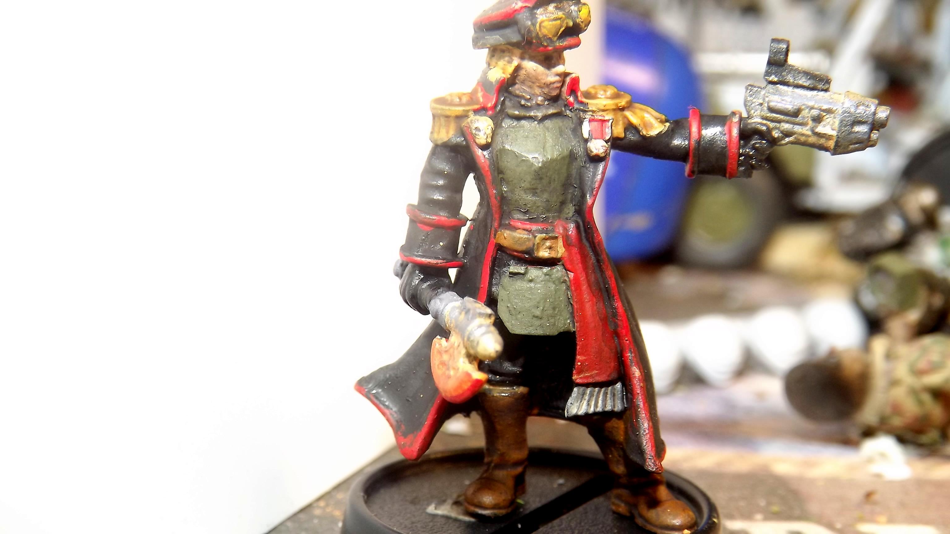 Anvil Industry, Carapace Armour, Commisar Lord, Commissar, Victoria Miniatures
