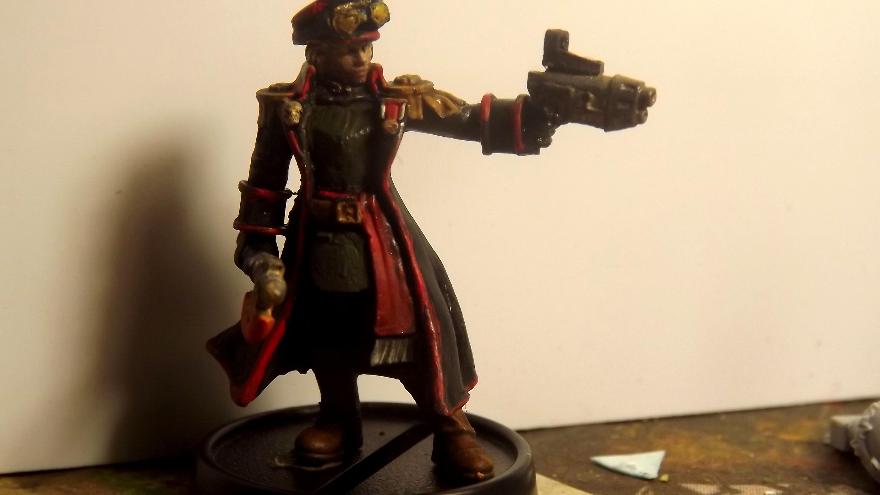 Anvil Industry, Carapace Armour, Commisar Lord, Commissar, Victoria Miniatures