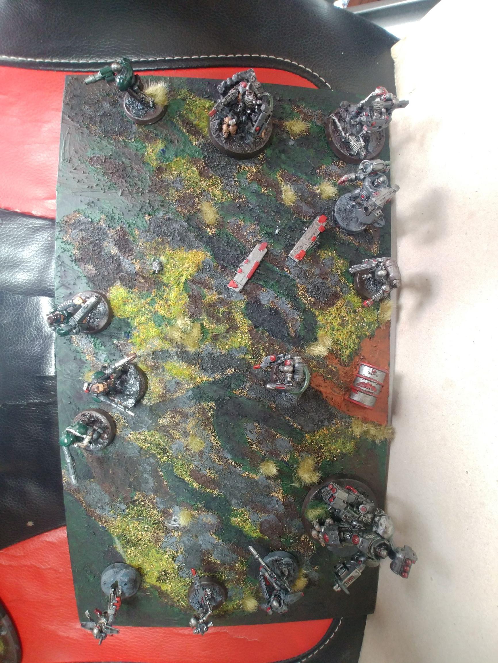 Look at the barrel leaking a murky coloured liquid, clever eh?